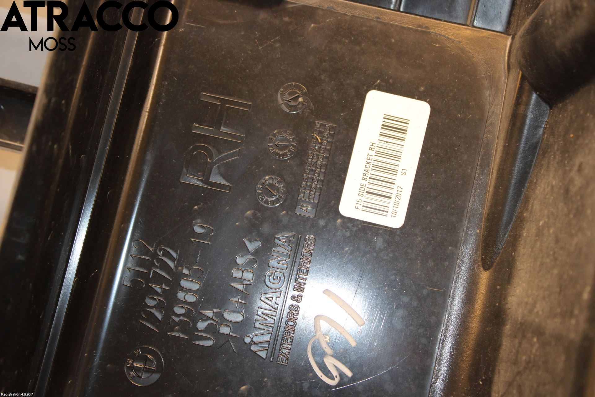 BMW X5 F15 13-18 Støtfangerfeste Bak Høyre