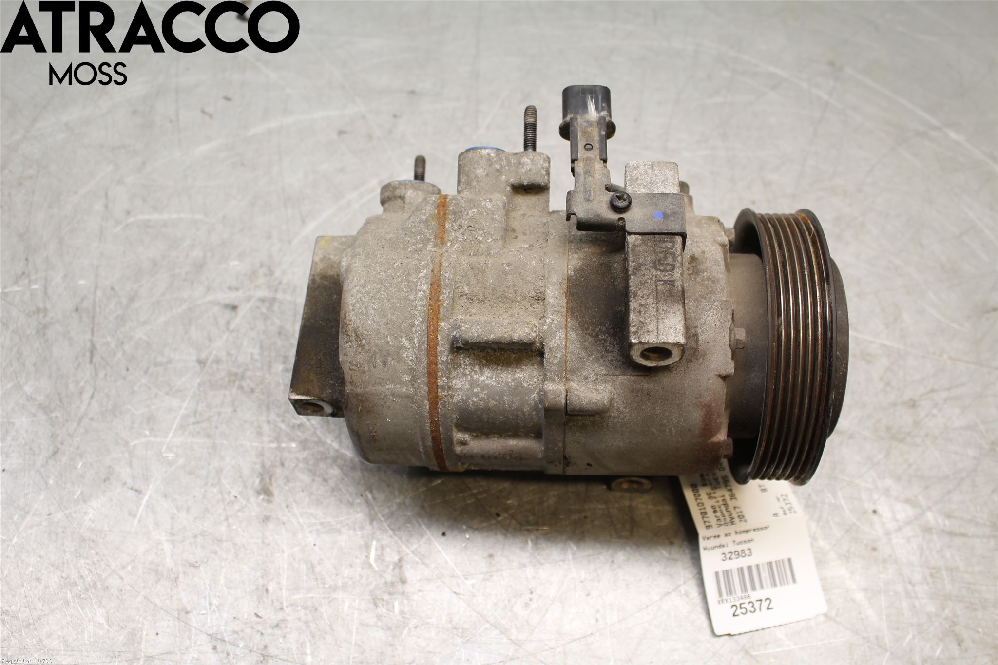 Hyundai TUCSON 05- Varme Ac Kompressor