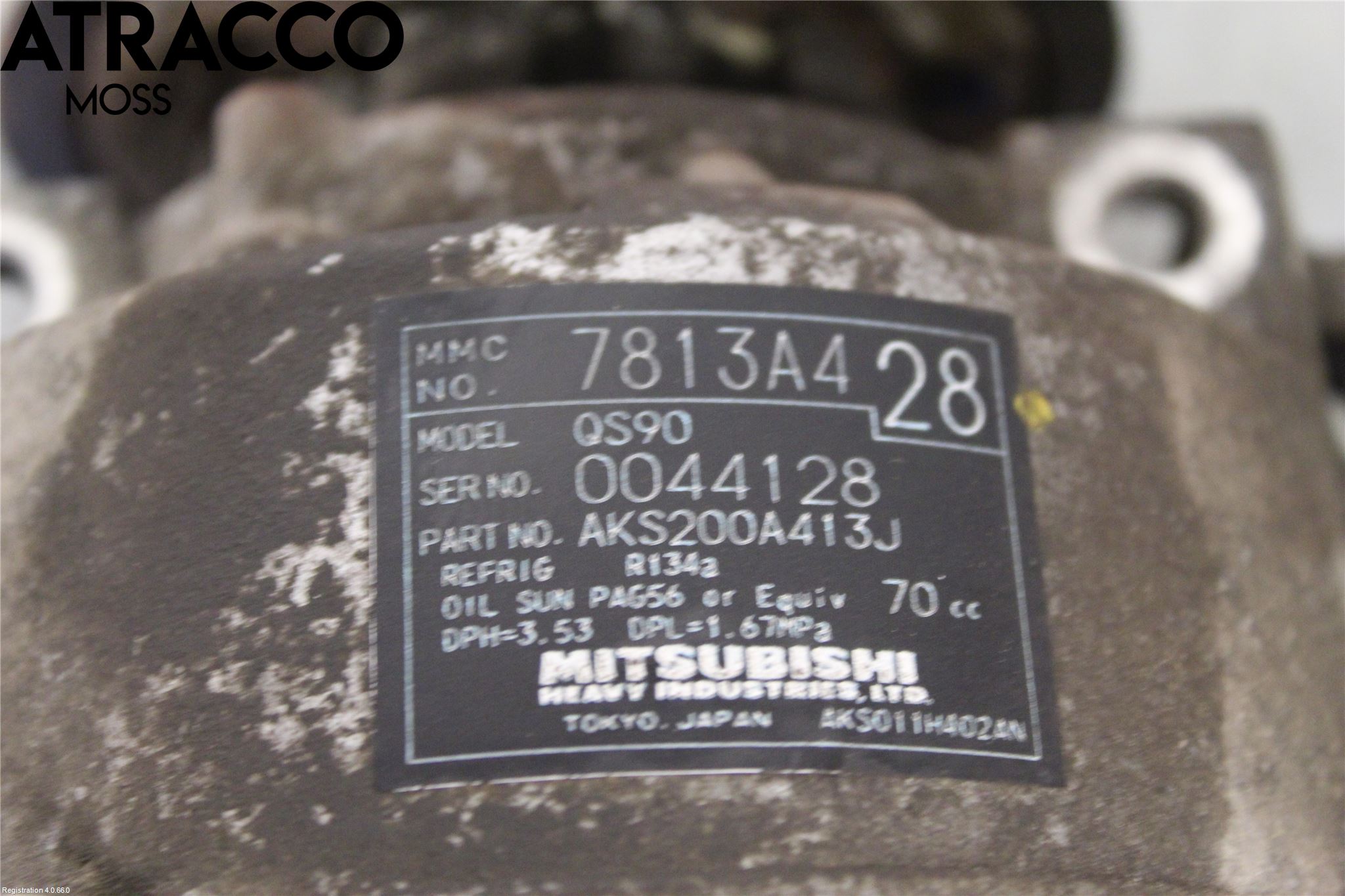 Mitsubishi ASX 10-22 Varme Ac Kompressor