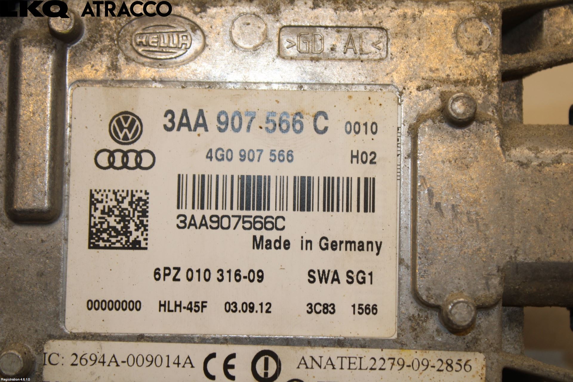 Volkswagen VW PASSAT 11-14 Styreenhet Parkering