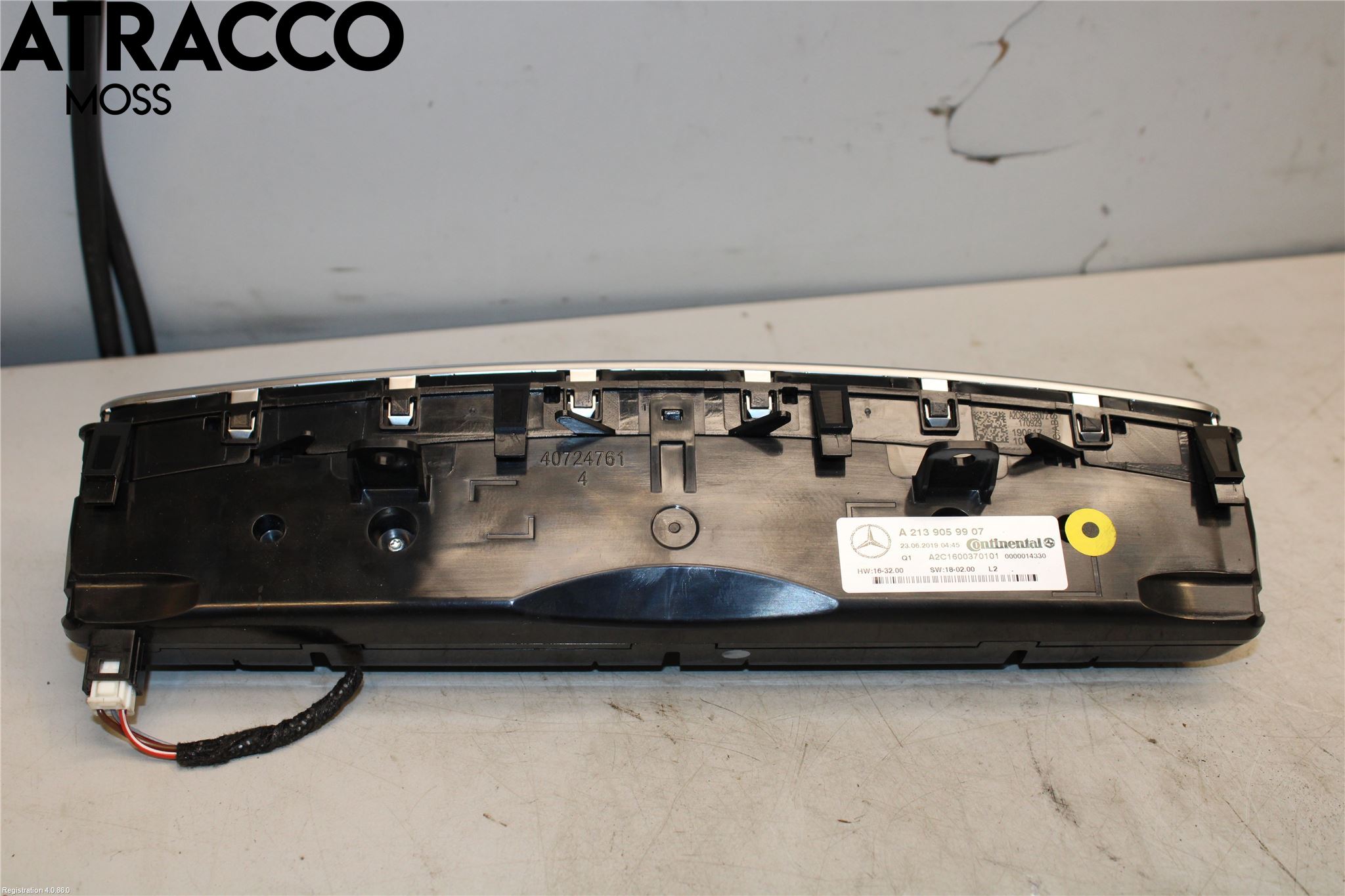 Mercedes-Benz MB E-KLASS (W213) 16-23 Varme Ac Betjening-Display