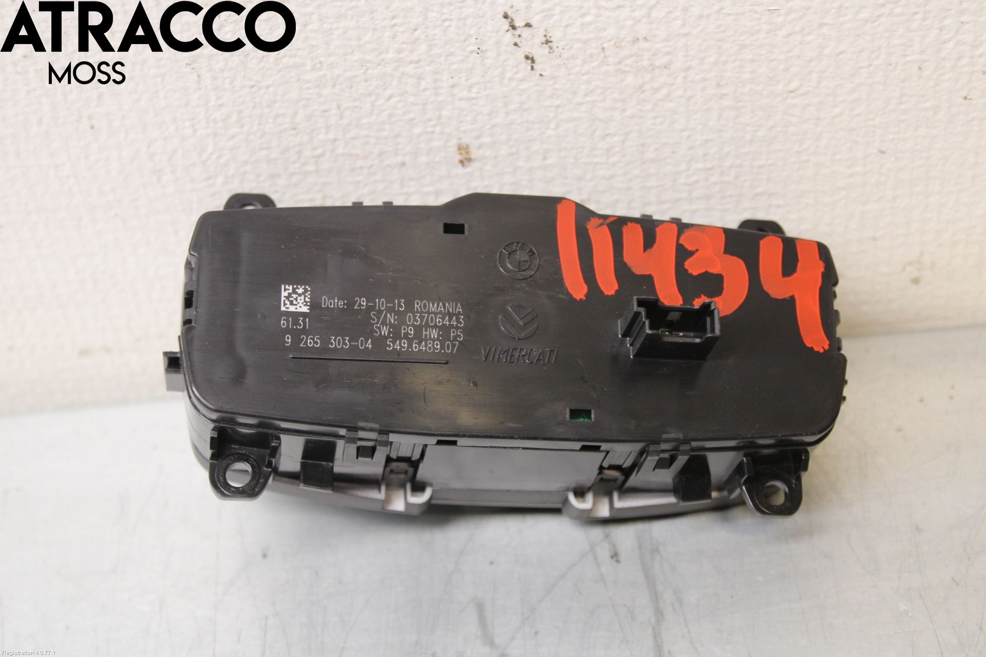 BMW 1 F20/F21 11-19 Bryter Hovedlys