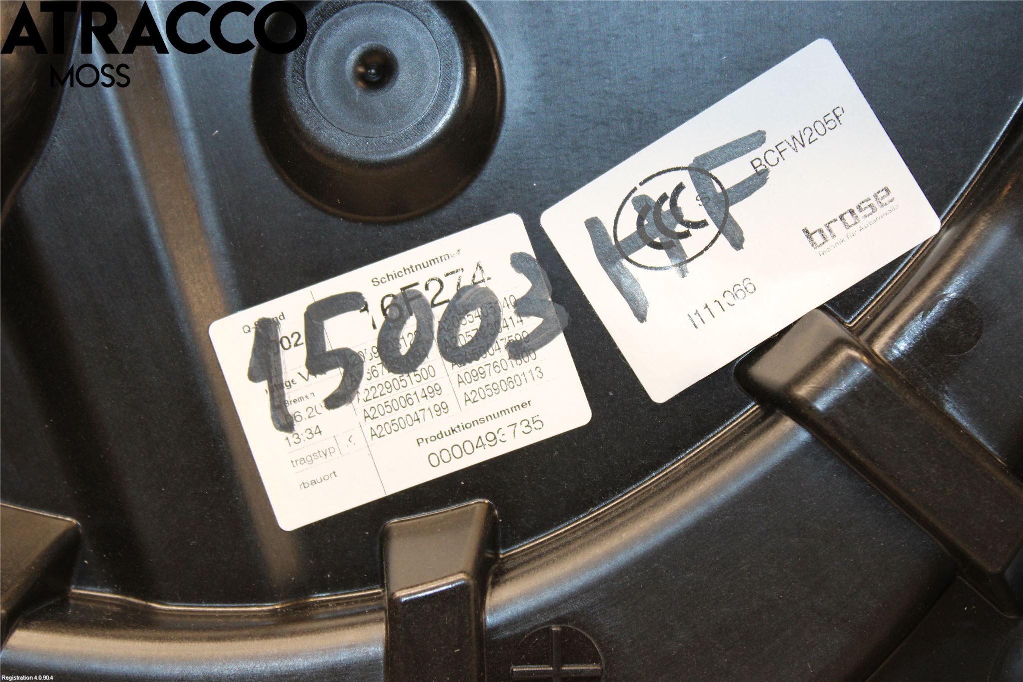 Mercedes-Benz MB C-KLASS (W205) 14-21 Vindusheis El Komp