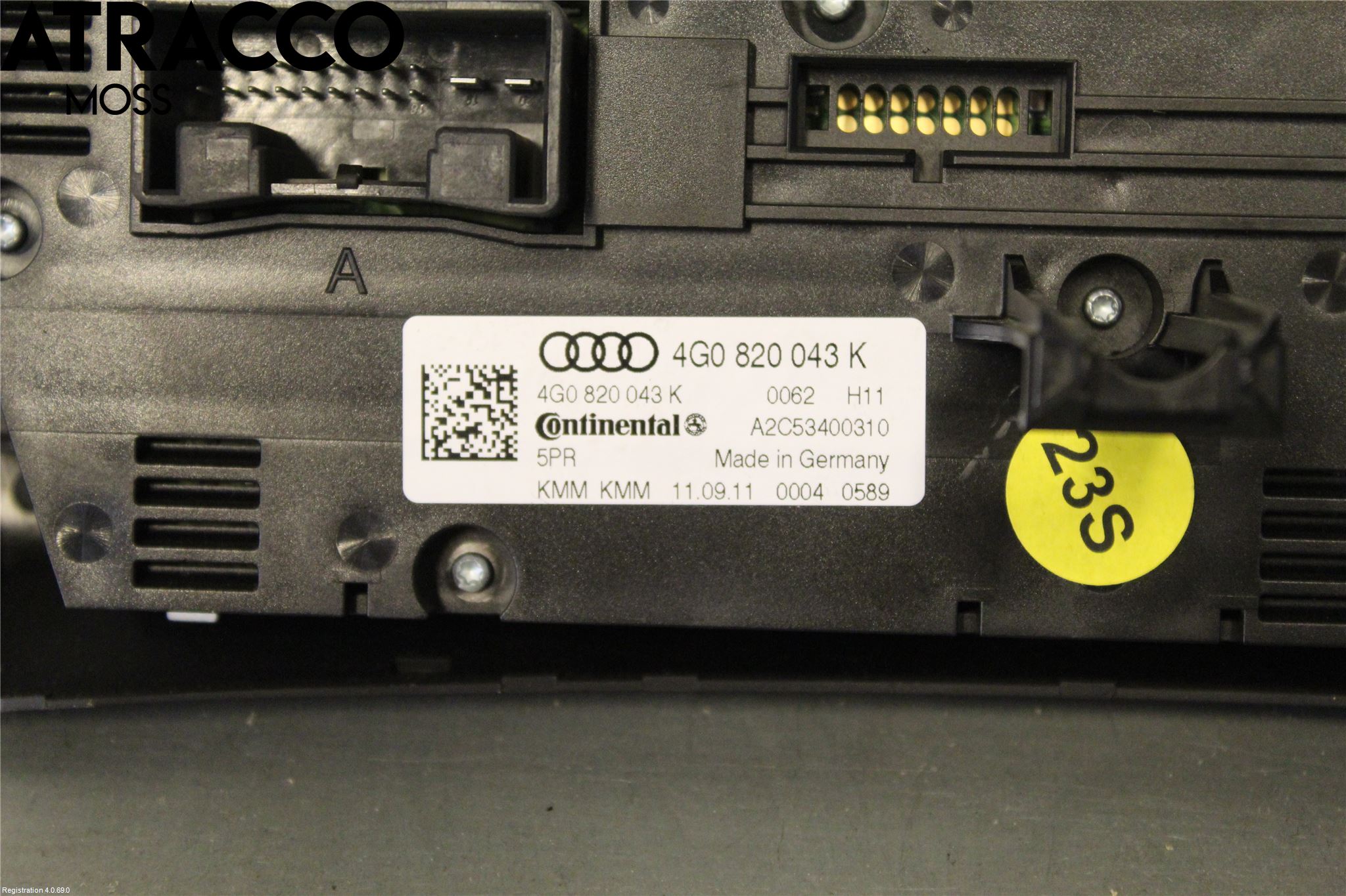 Audi A6/S6 4G 11-18 Varme Ac Betjening-Display