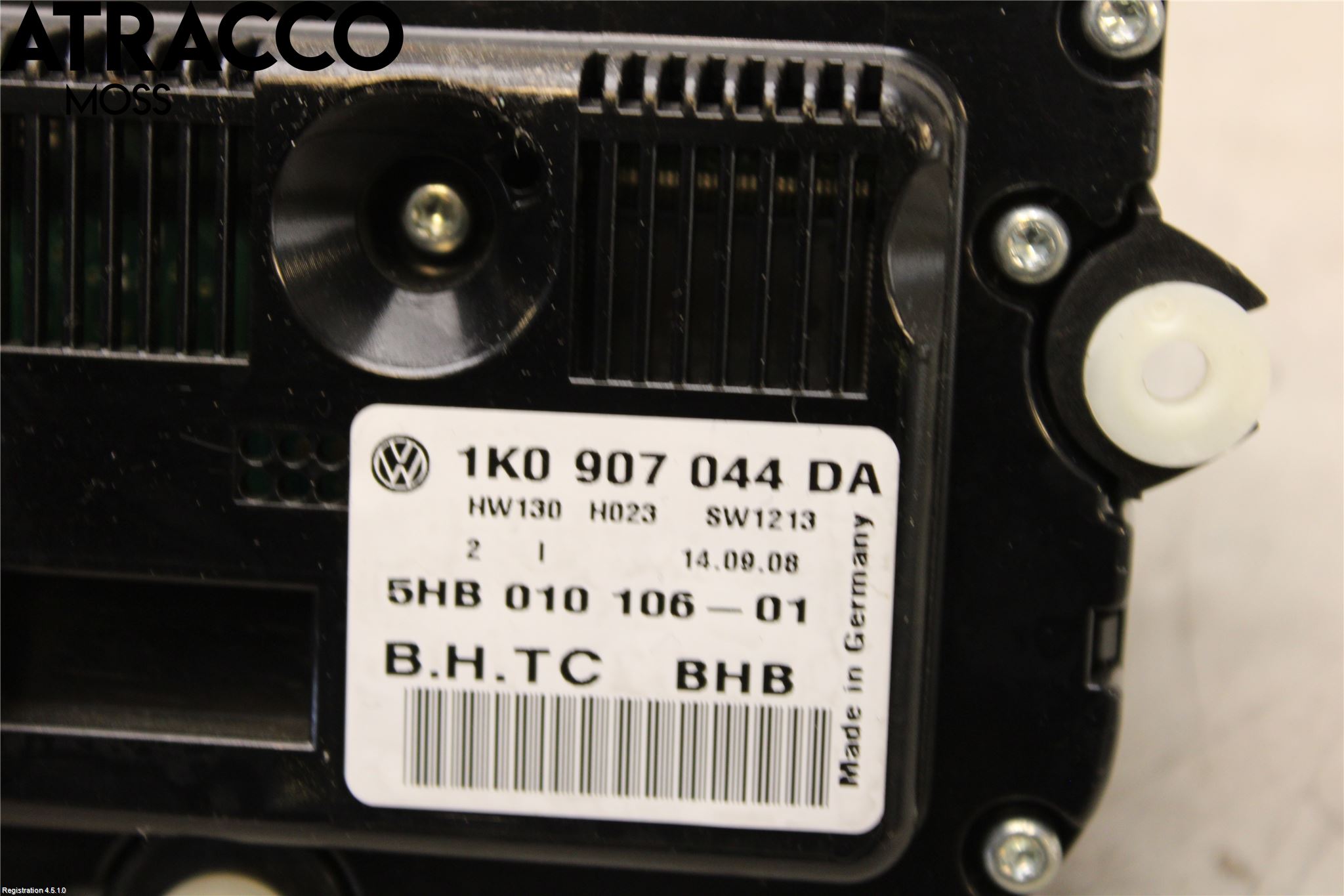 Volkswagen VW TIGUAN 07-16 Varme Ac Betjening-Display