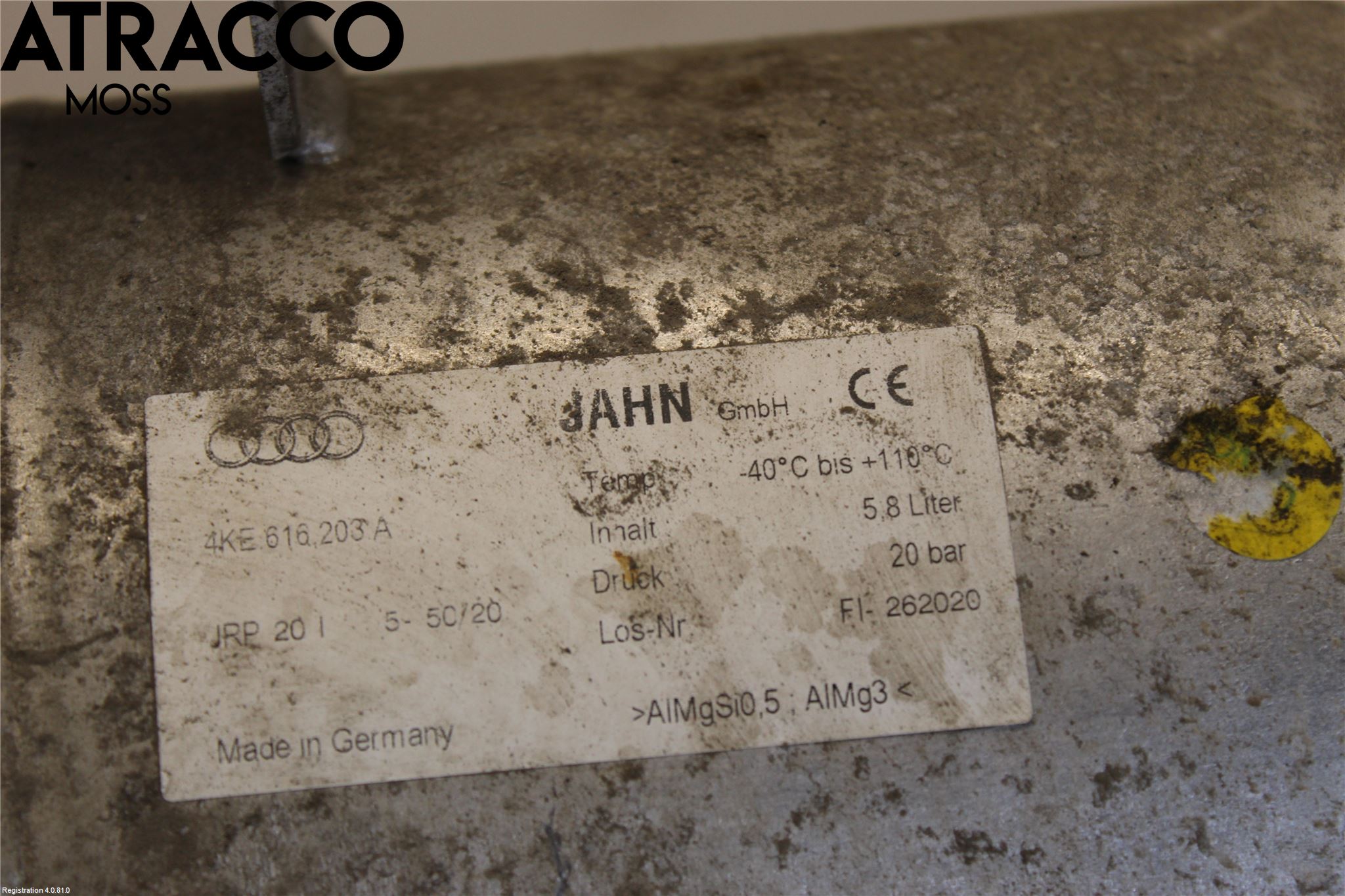 Audi E-TRON, S GE 19- Vacuumtank