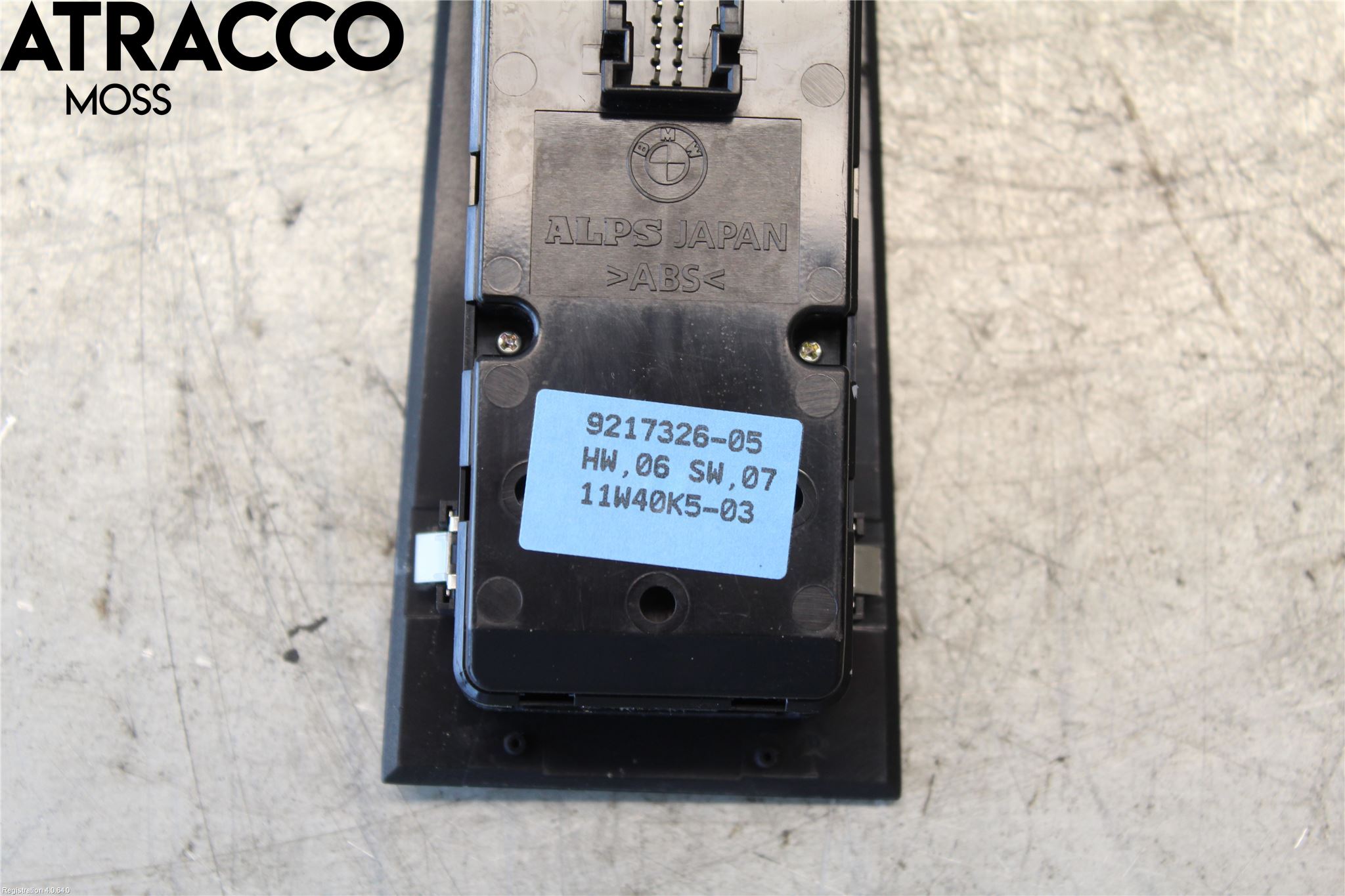 BMW 3 E90/91 SED/TOU 05-12 Bryter Vindusheis