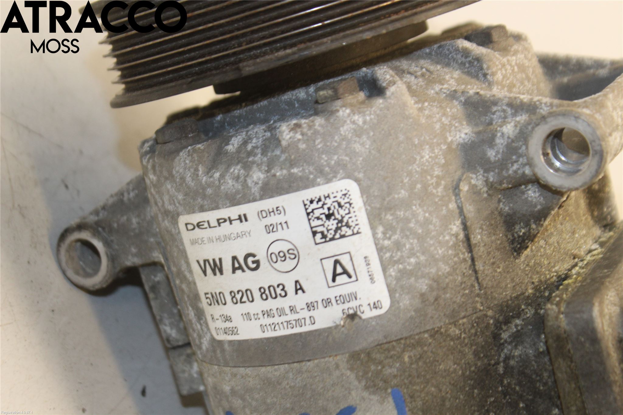 Volkswagen VW TIGUAN 07-16 Varme Ac Kompressor