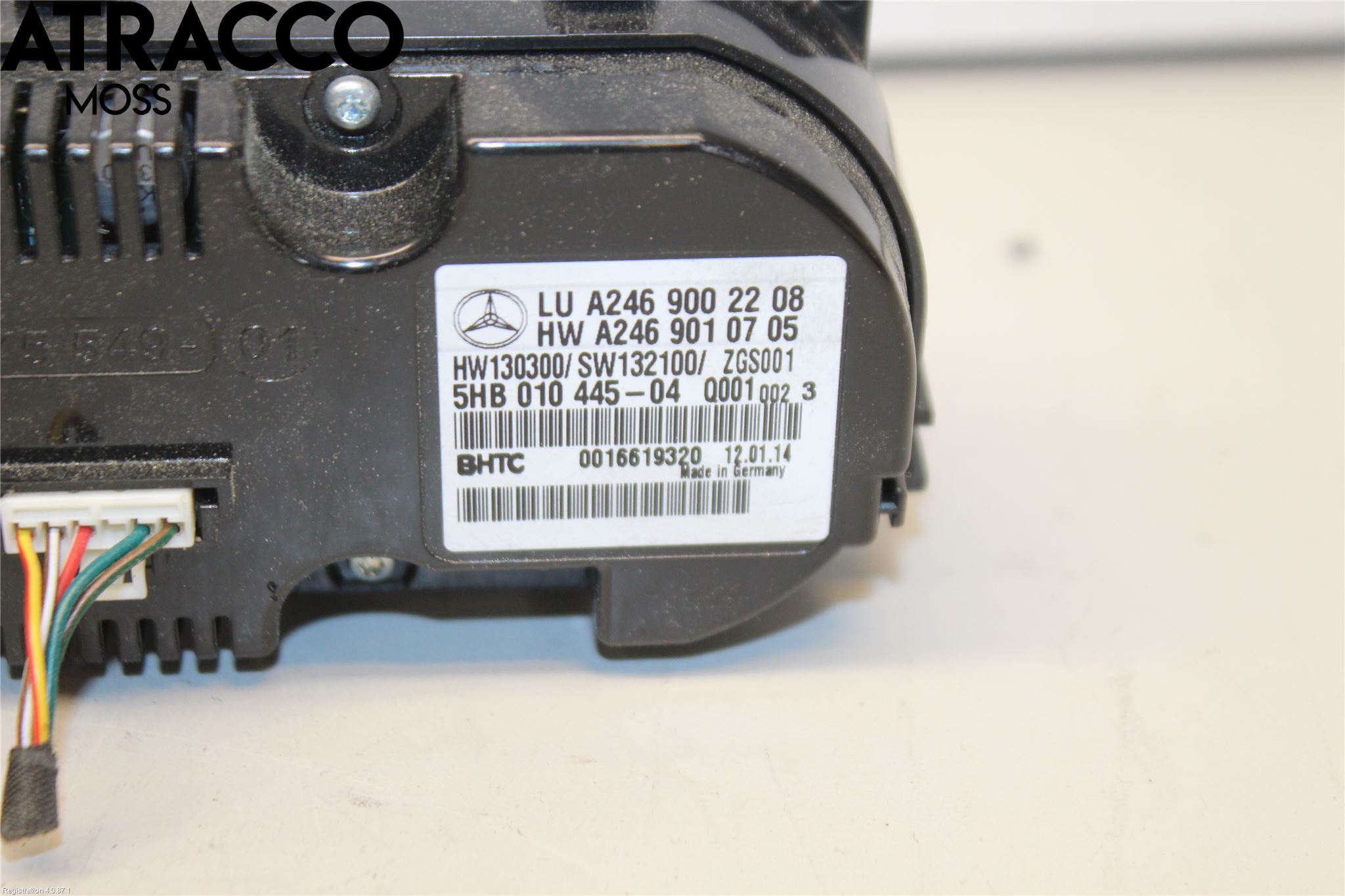 Mercedes-Benz MB A-KLASS (W176) 13-18 Varme Ac Betjening-Display