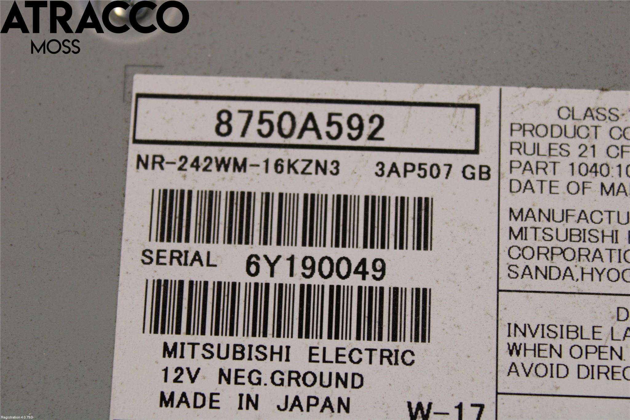 Mitsubishi OUTLANDER 13-21 Stereo Radio Med Cd