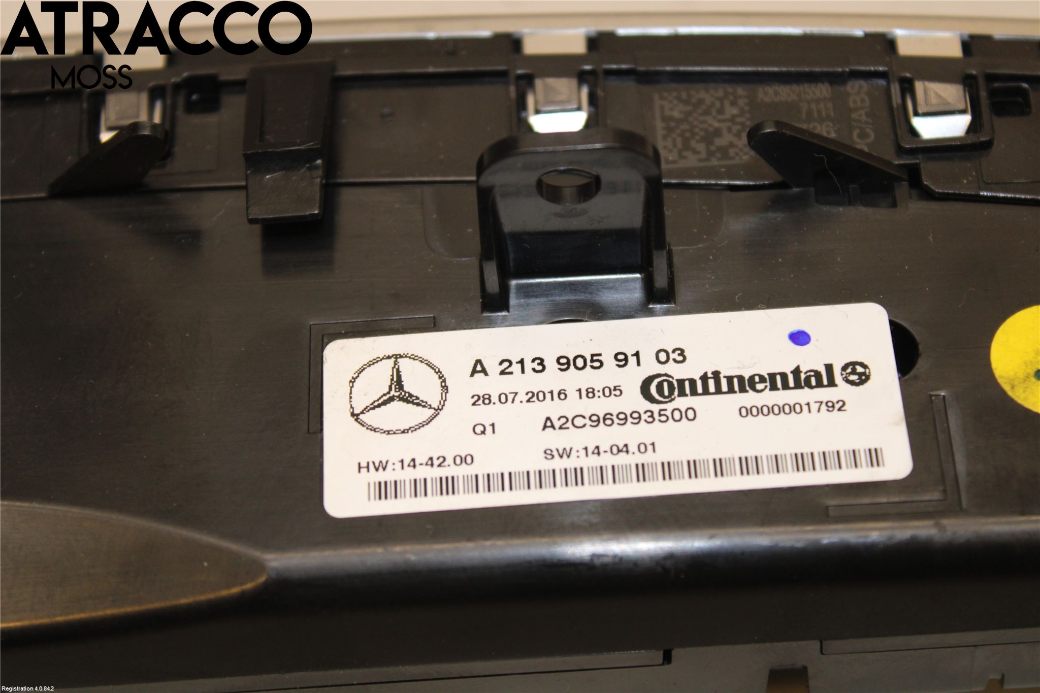 Mercedes-Benz MB E-KLASS (W213) 16-23 Varme Ac Betjening-Display