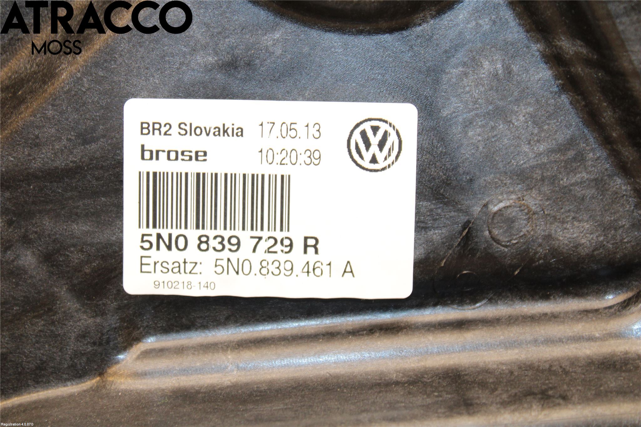 Volkswagen VW TIGUAN 07-16 Vindusheis El Komp