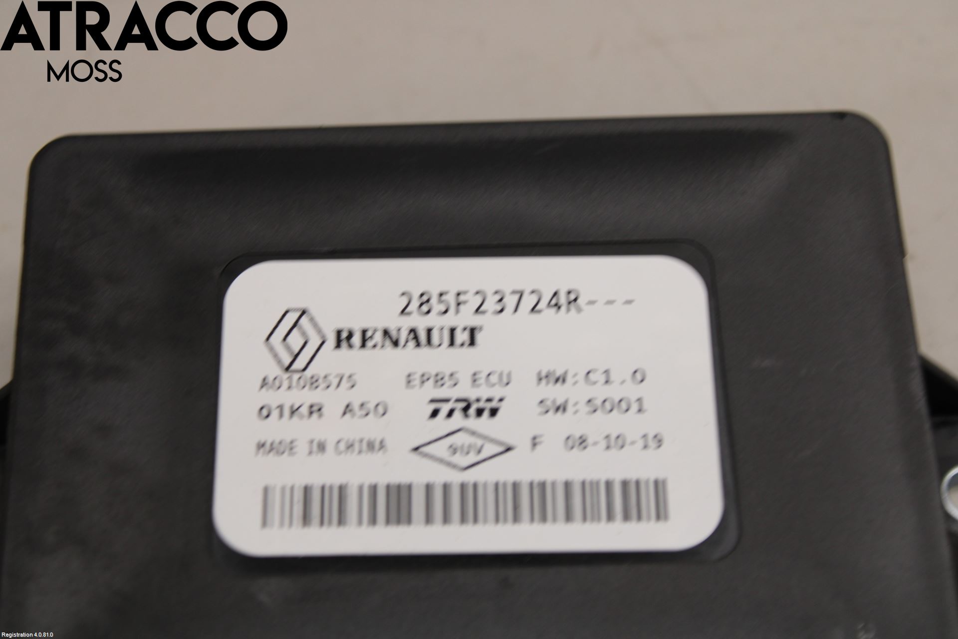 Renault ZOE/E-TECH 13- Styreenhet Parkering