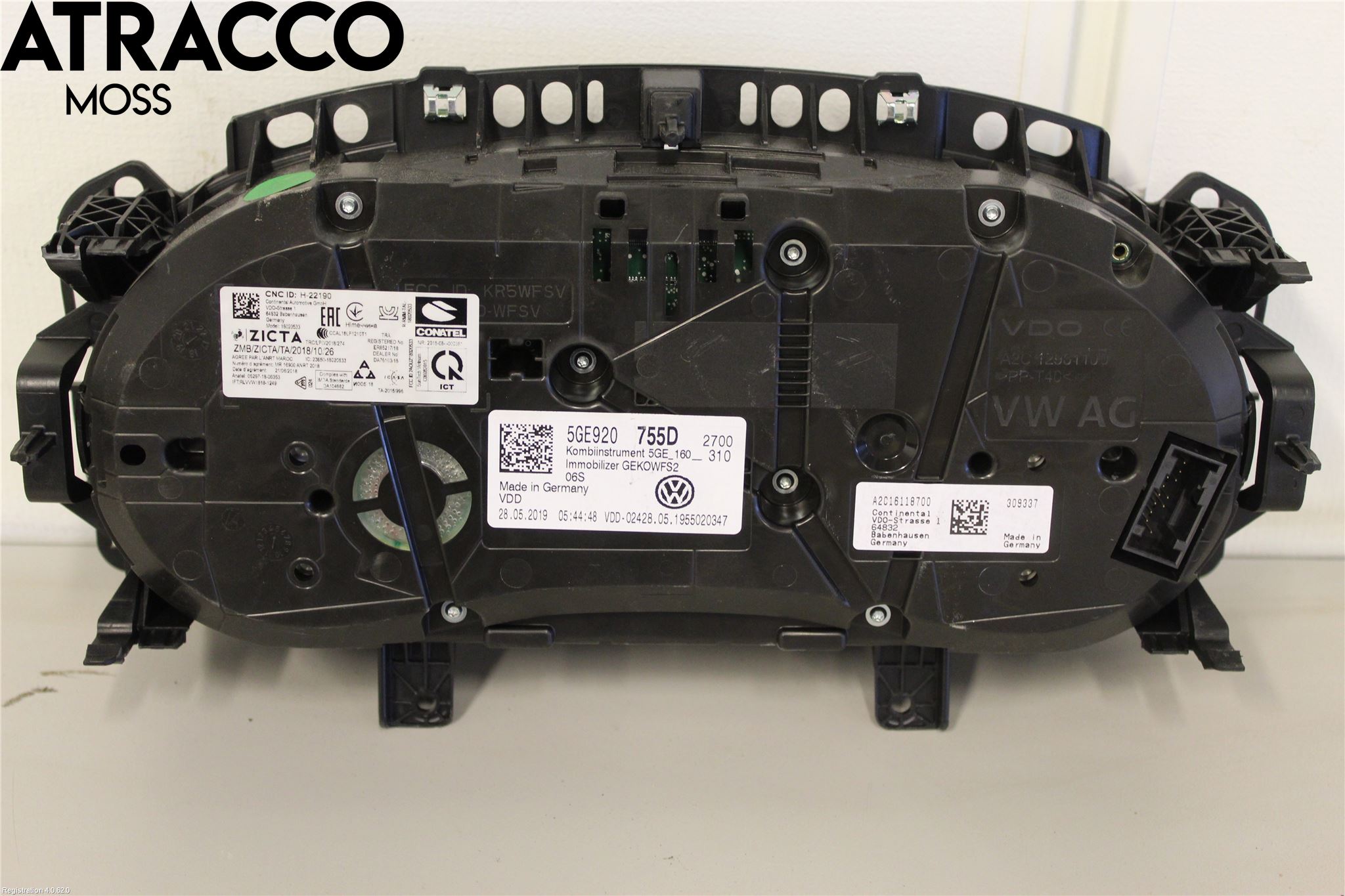 Volkswagen VW GOLF / E-GOLF VII 13-20 Instr Kombinert