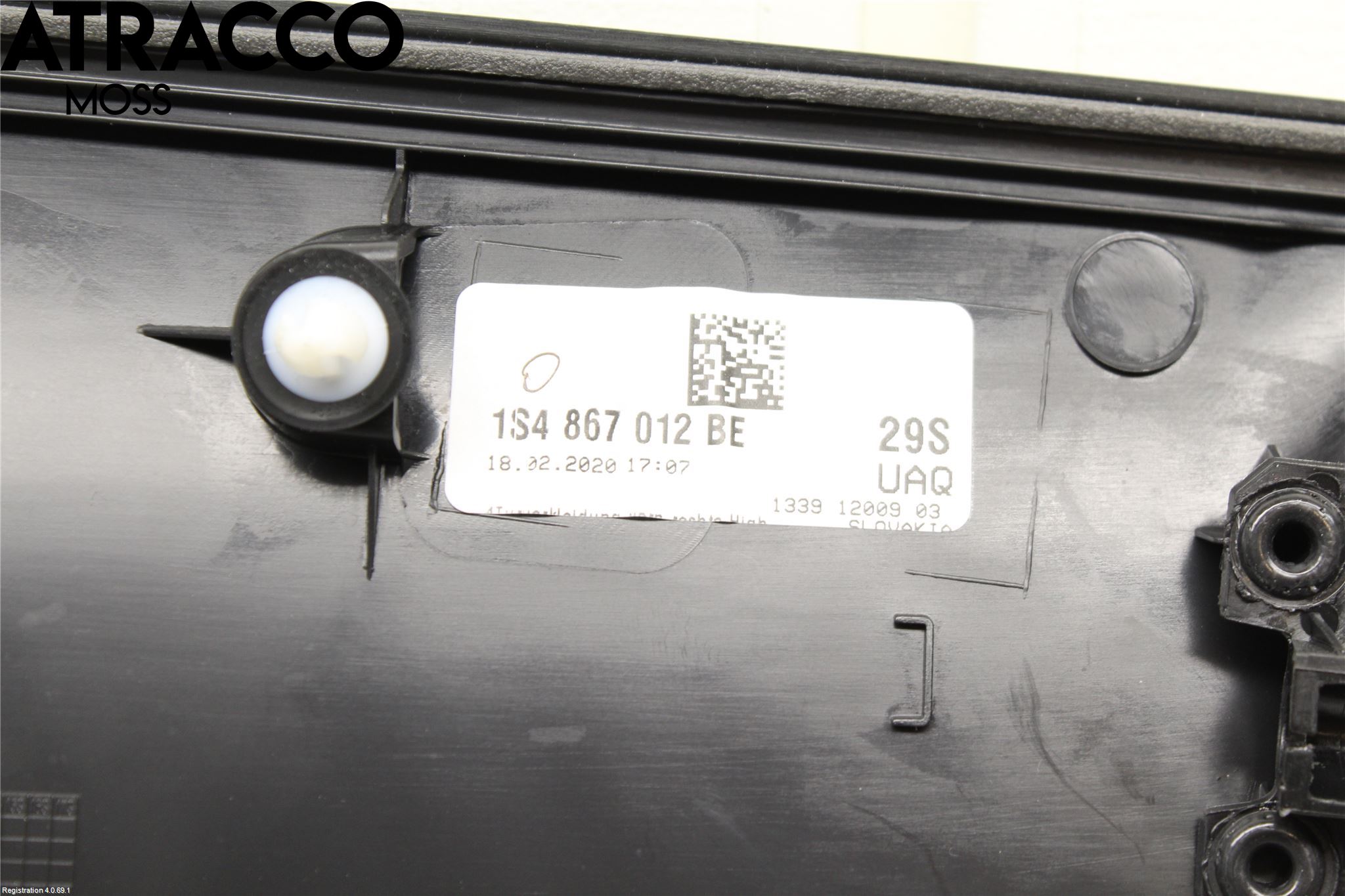 Seat Mii / Mii electric Innr Dørtrekk Høyre