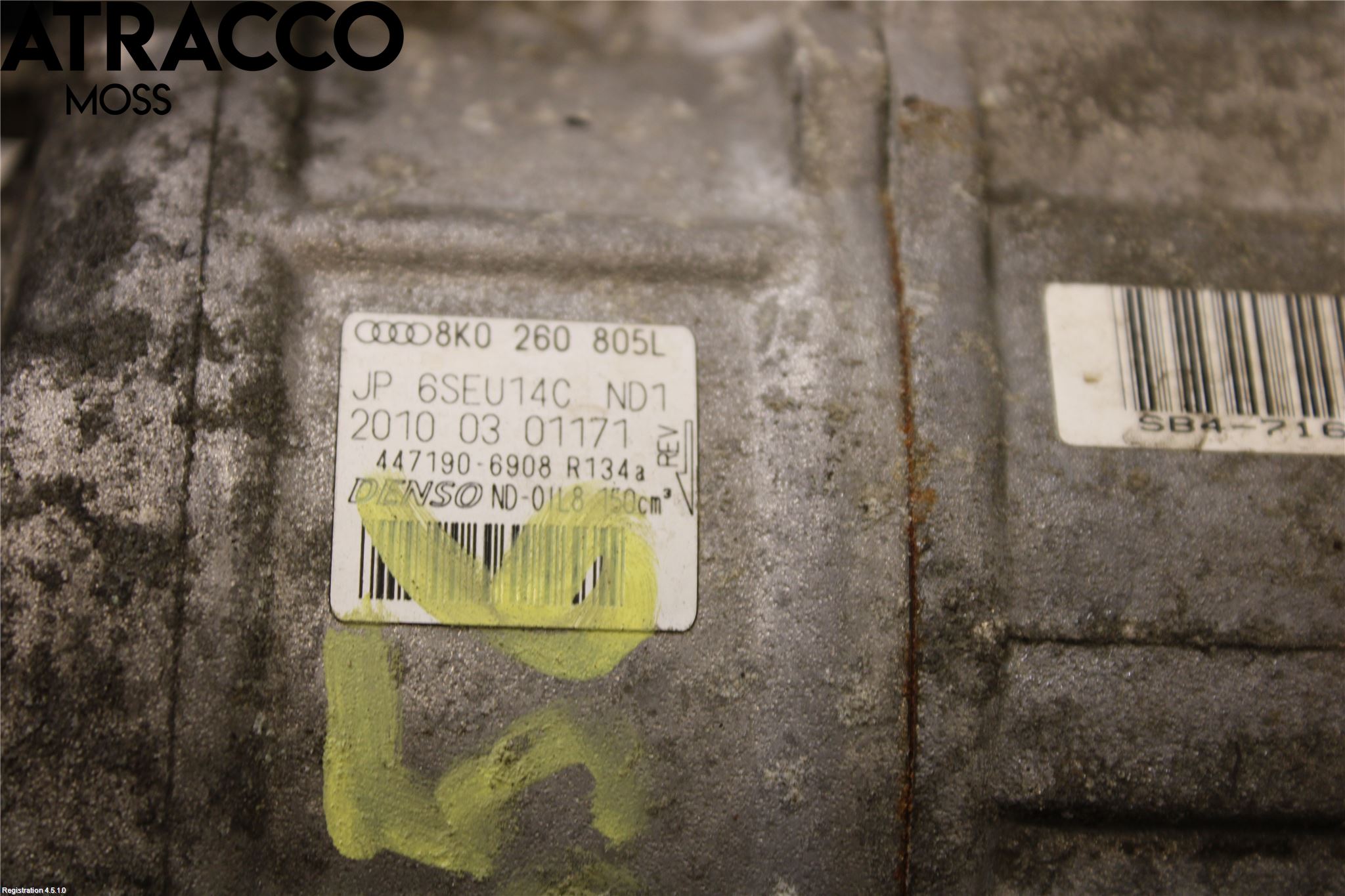 Audi Q5 09-16 Varme Ac Kompressor