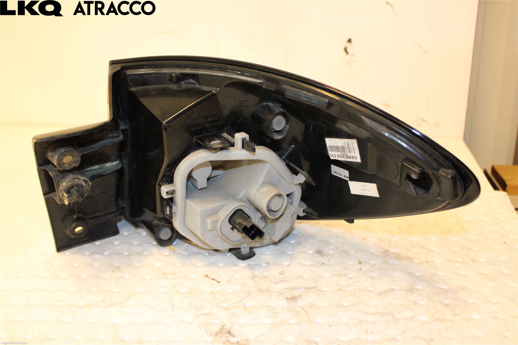 Renault CAPTUR 13-19 Baklykt Venstre