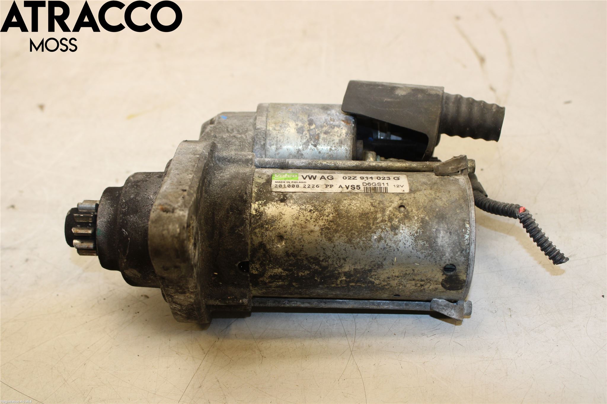 Volkswagen VW SCIROCCO 09-17 Startmotor