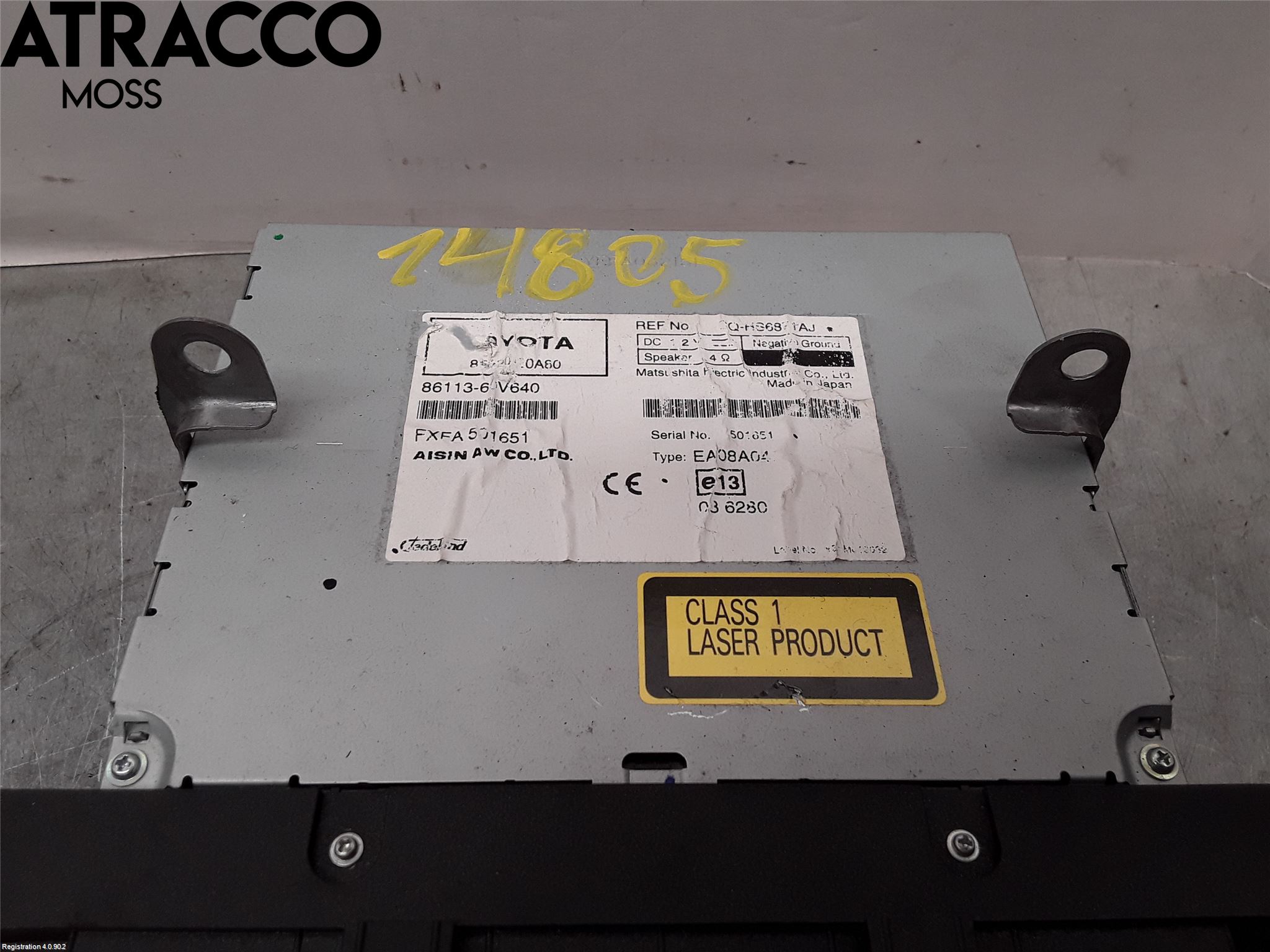 Toyota AVENSIS 09-15 Stereo Radio