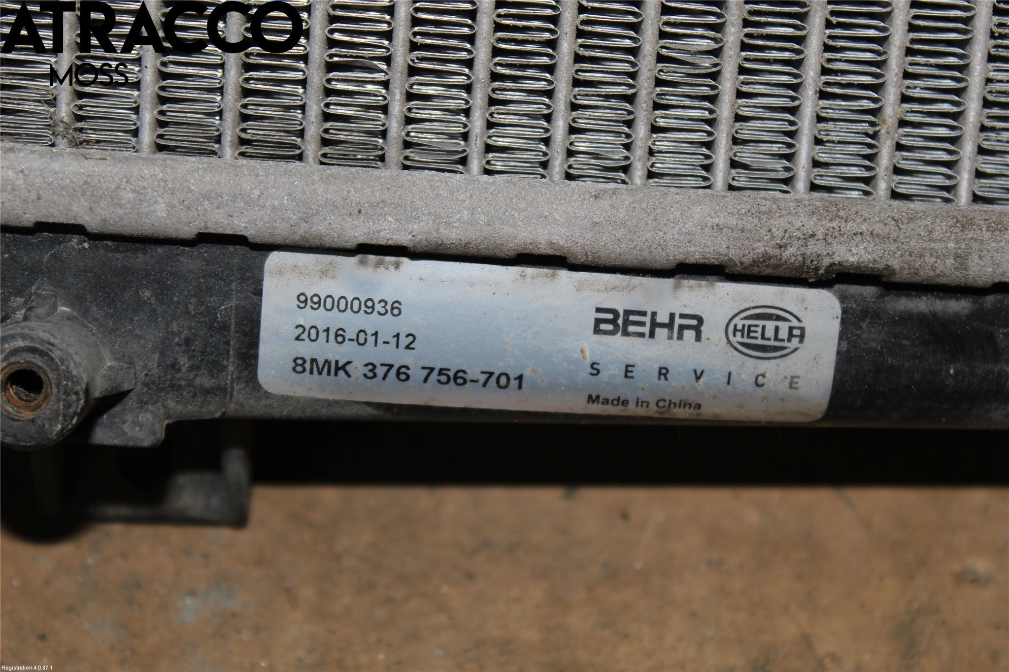 Volkswagen VW TOURAN 03-10 Radiator Manuell