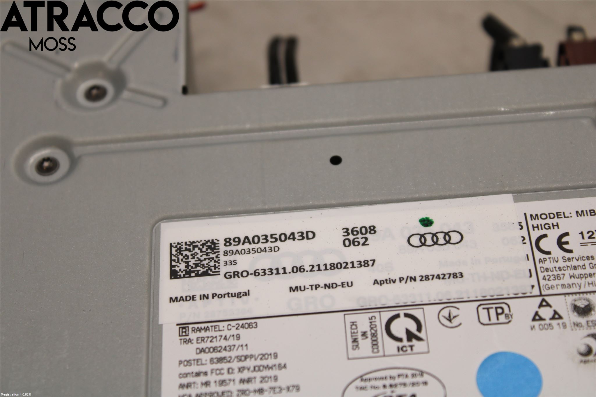 Audi Q4 E-TRON FZ 22- Styreenhet Øvrig