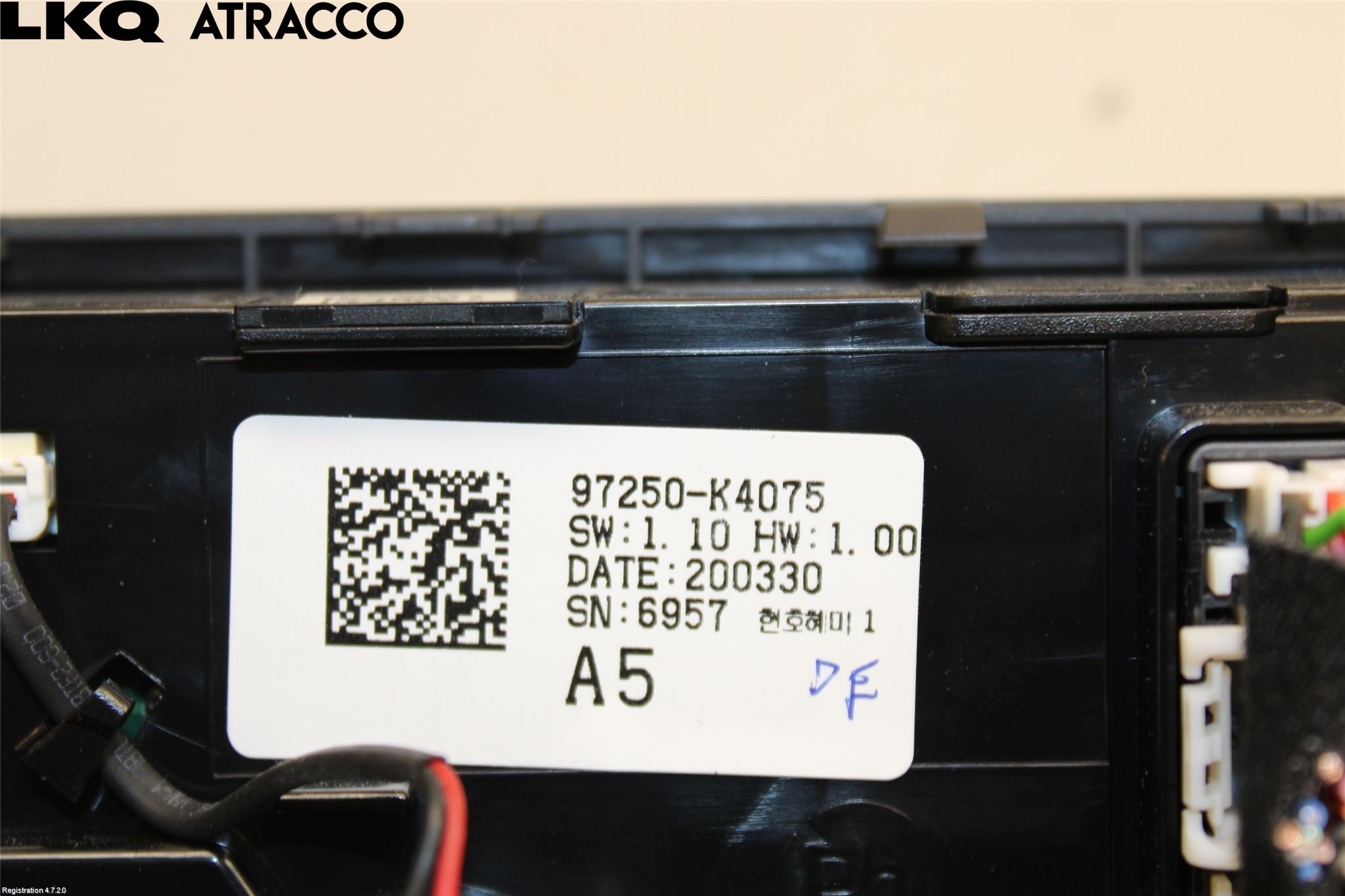 Hyundai KONA/ELECTRIC OS 18-23 Varme Ac Betjening-Display