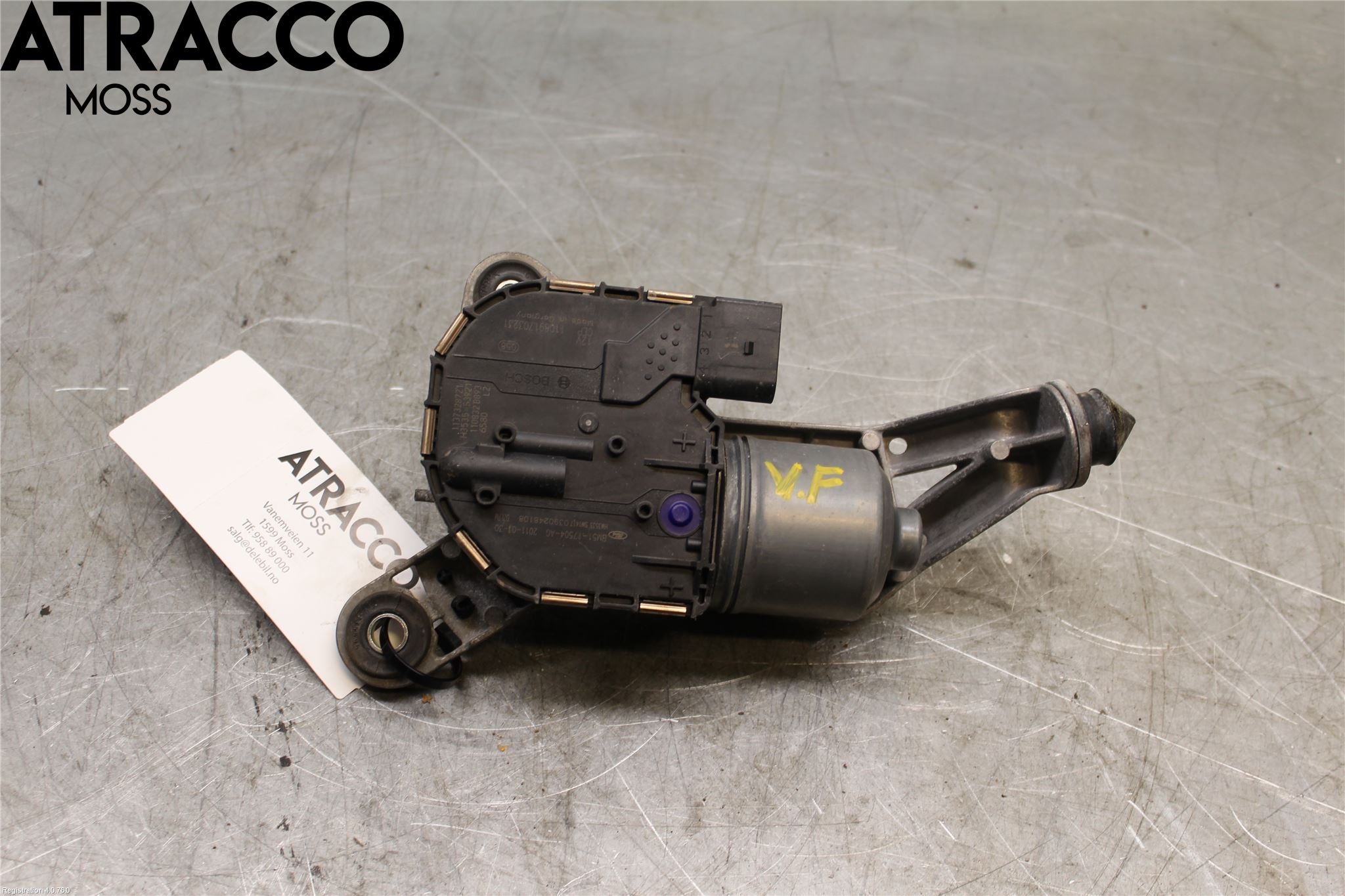 Ford FOCUS 11-14 Viskermotor Frontrute