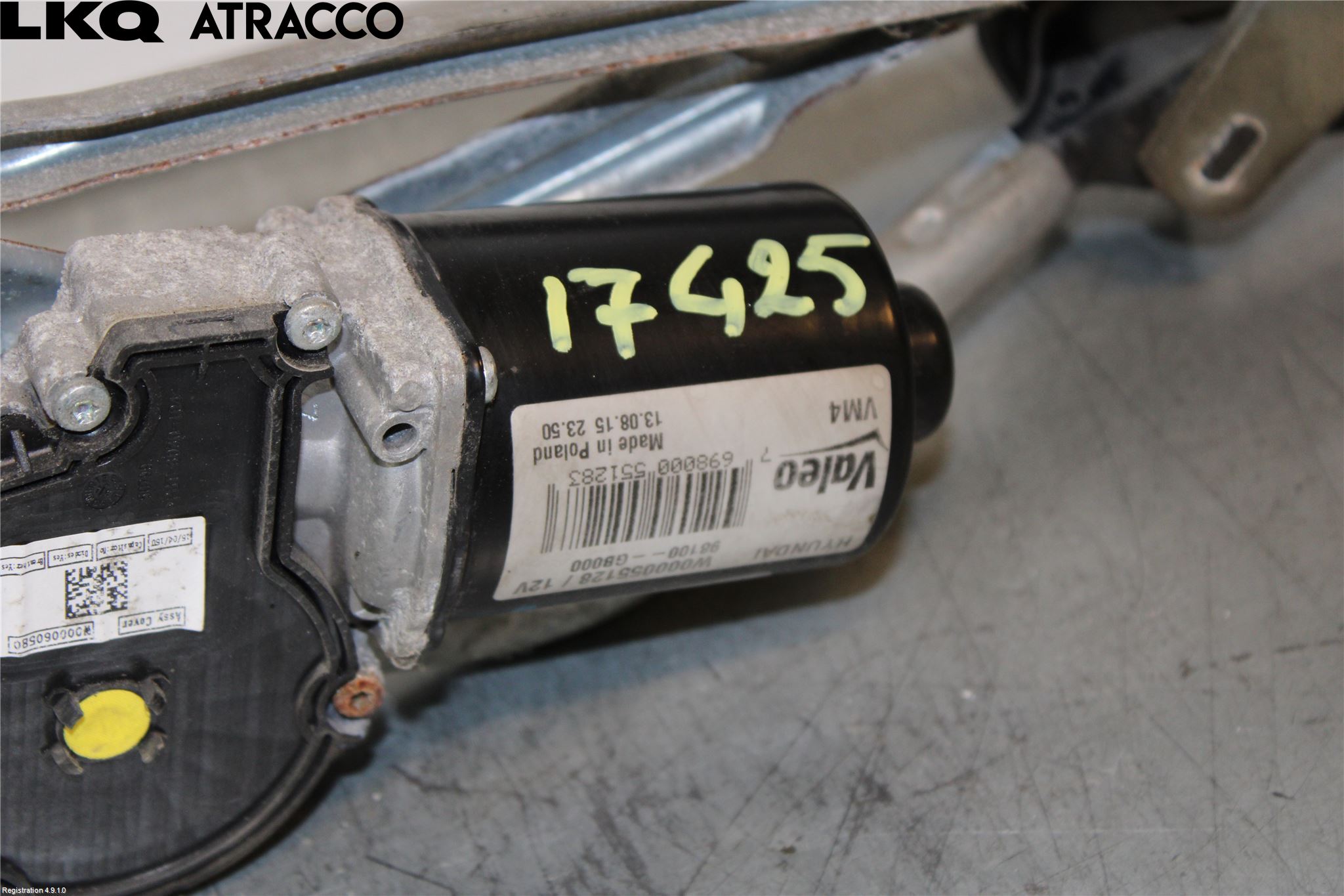 Hyundai i20 GB 15-20 Viskermotor Frontrute