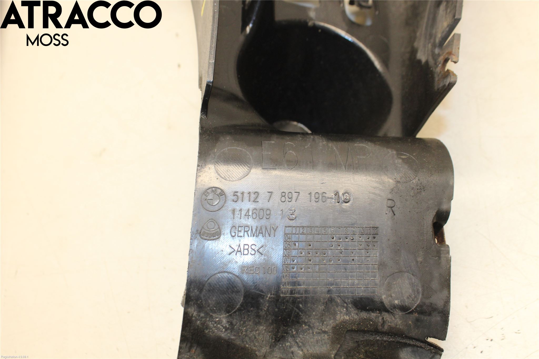 BMW 5 E60/61 Sed/Tou 02-10 Baklykt Feste På Luke