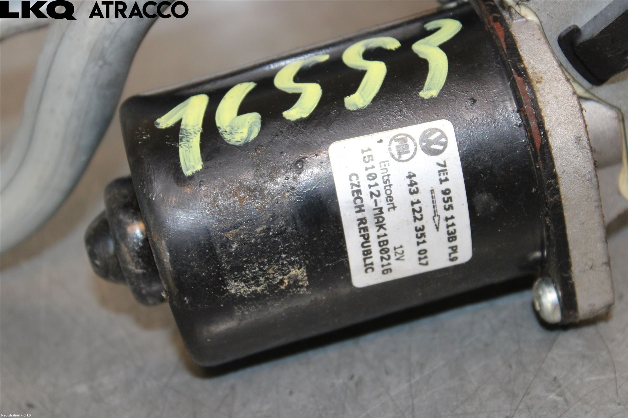 Volkswagen VW TRANSP/CARAVELLE (T6) 16-22 Viskermotor Frontrute