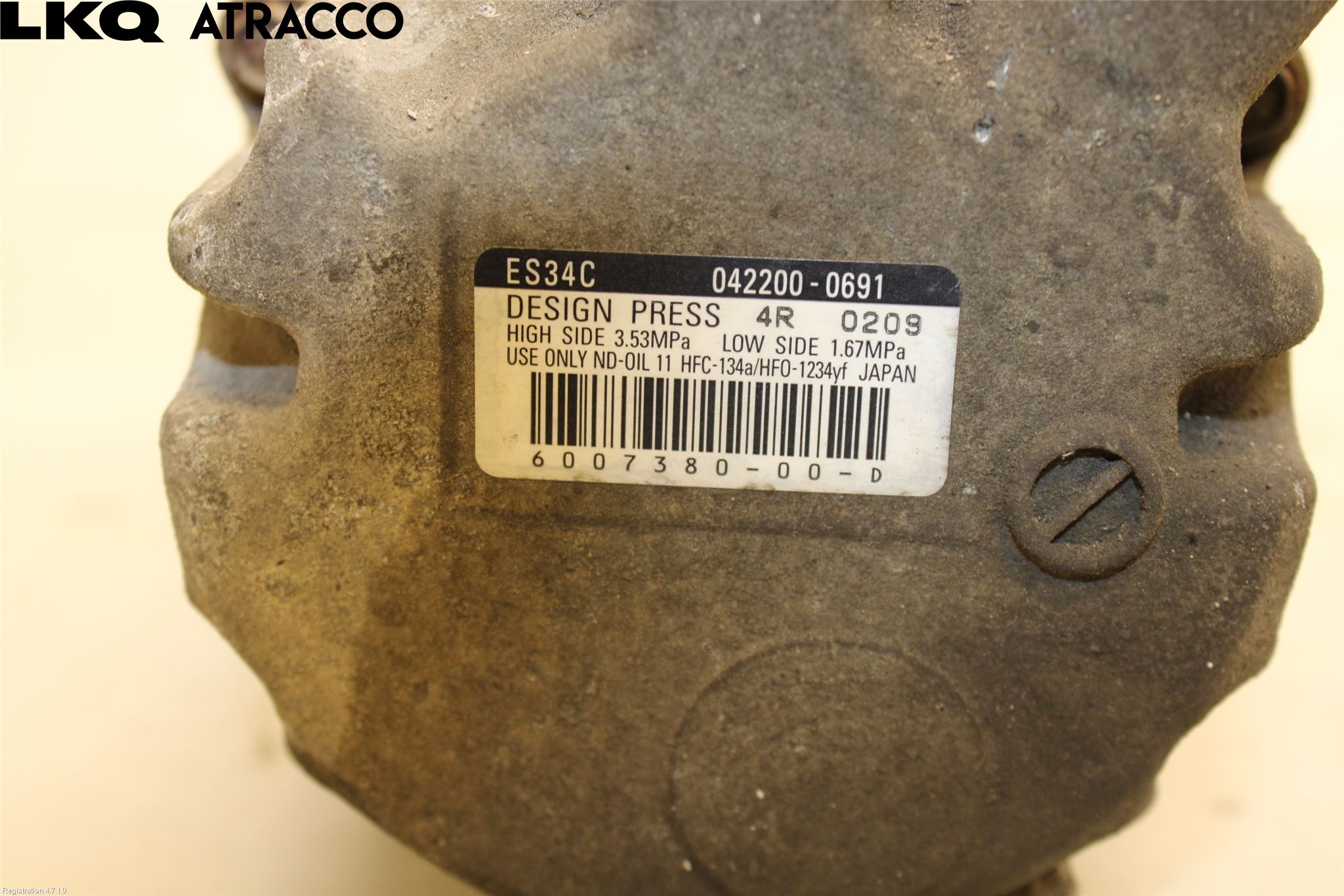 Tesla MODEL S 13- Varme Ac Kompressor