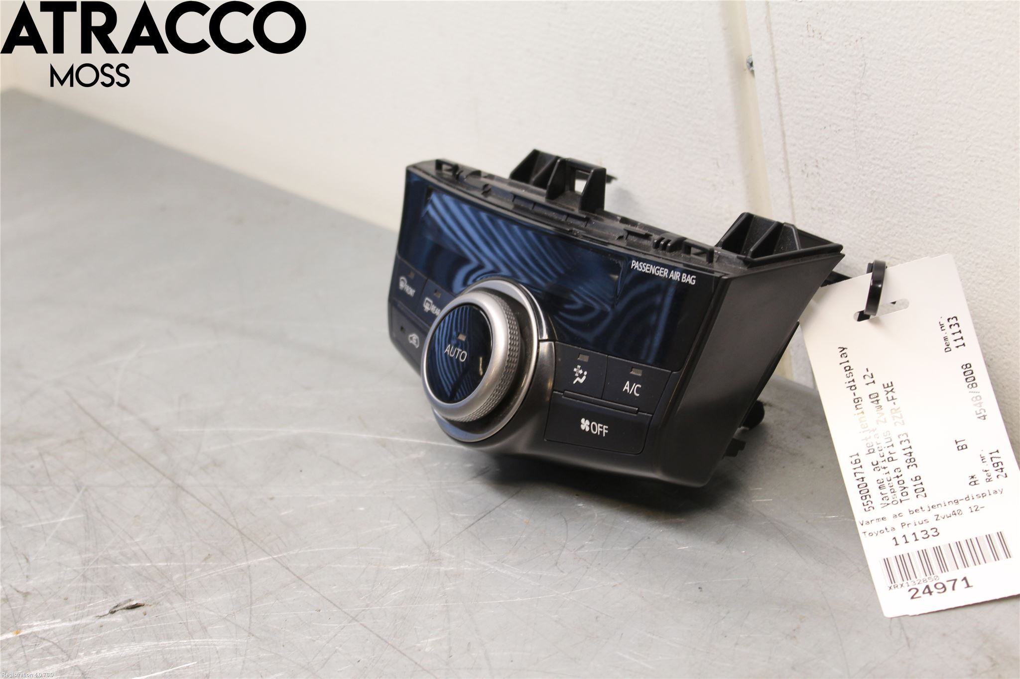 Toyota PRIUS+ ZVW40 12-20 Varme Ac Betjening-Display