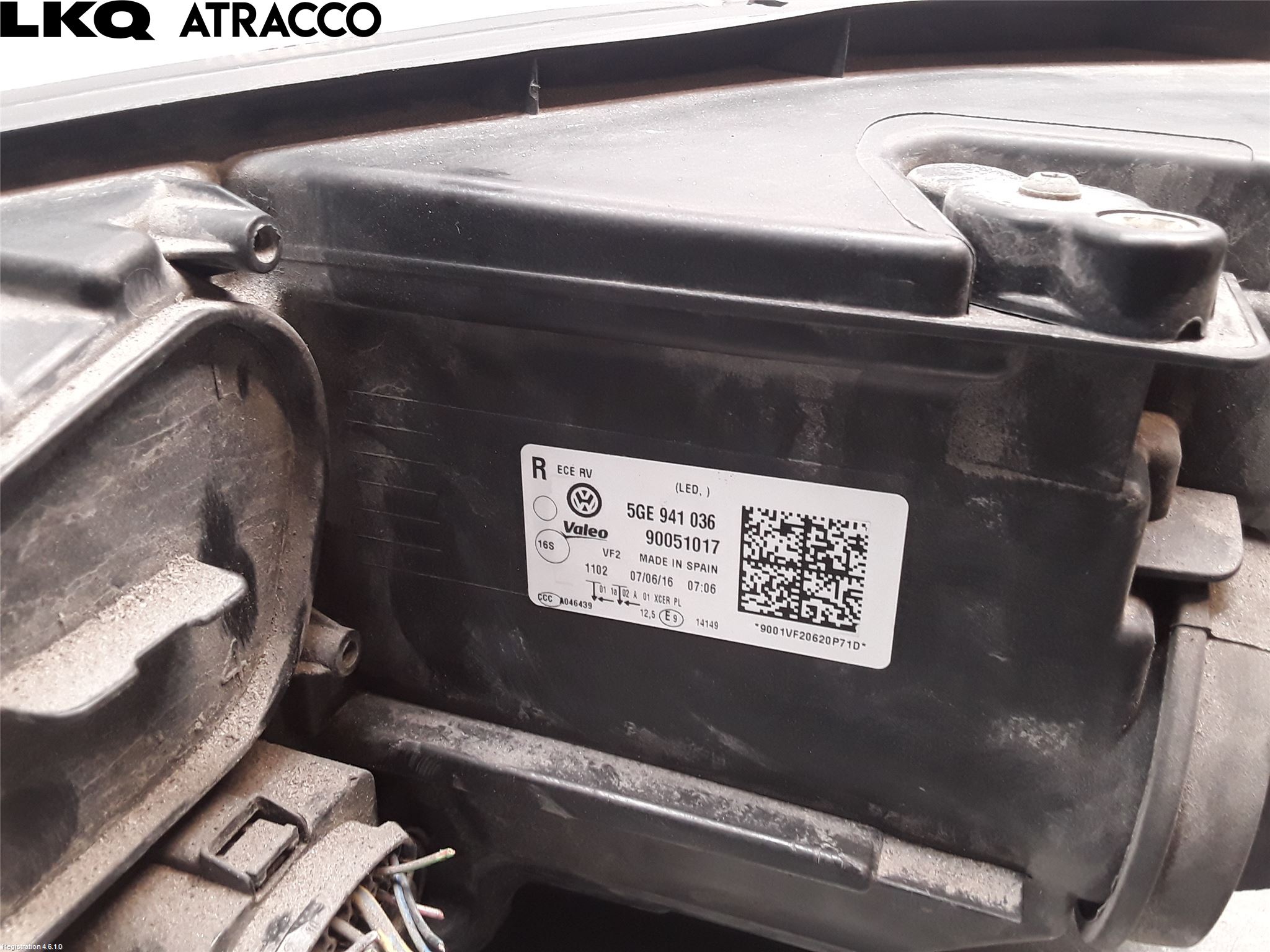 Volkswagen VW GOLF / E-GOLF VII 13-20 Frontlykt Høyre