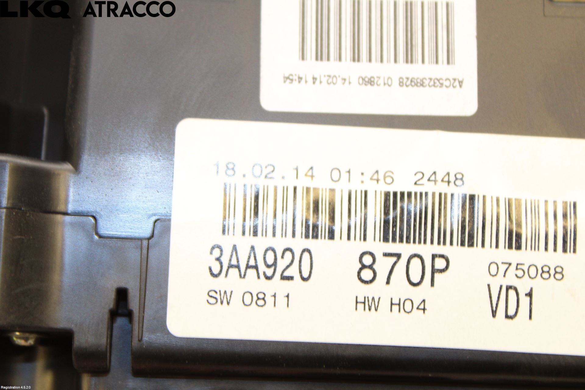 Volkswagen VW PASSAT 11-14 Instr Kombinert