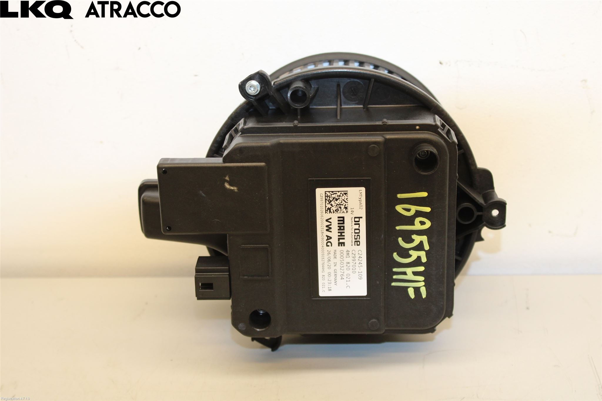 Audi E-TRON, S GE 19- Varmeapparat Viftemotor