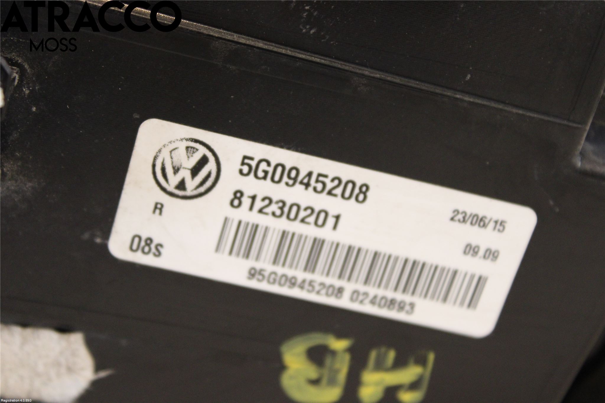 Volkswagen VW GOLF / E-GOLF VII 13-20 Baklykt Høyre