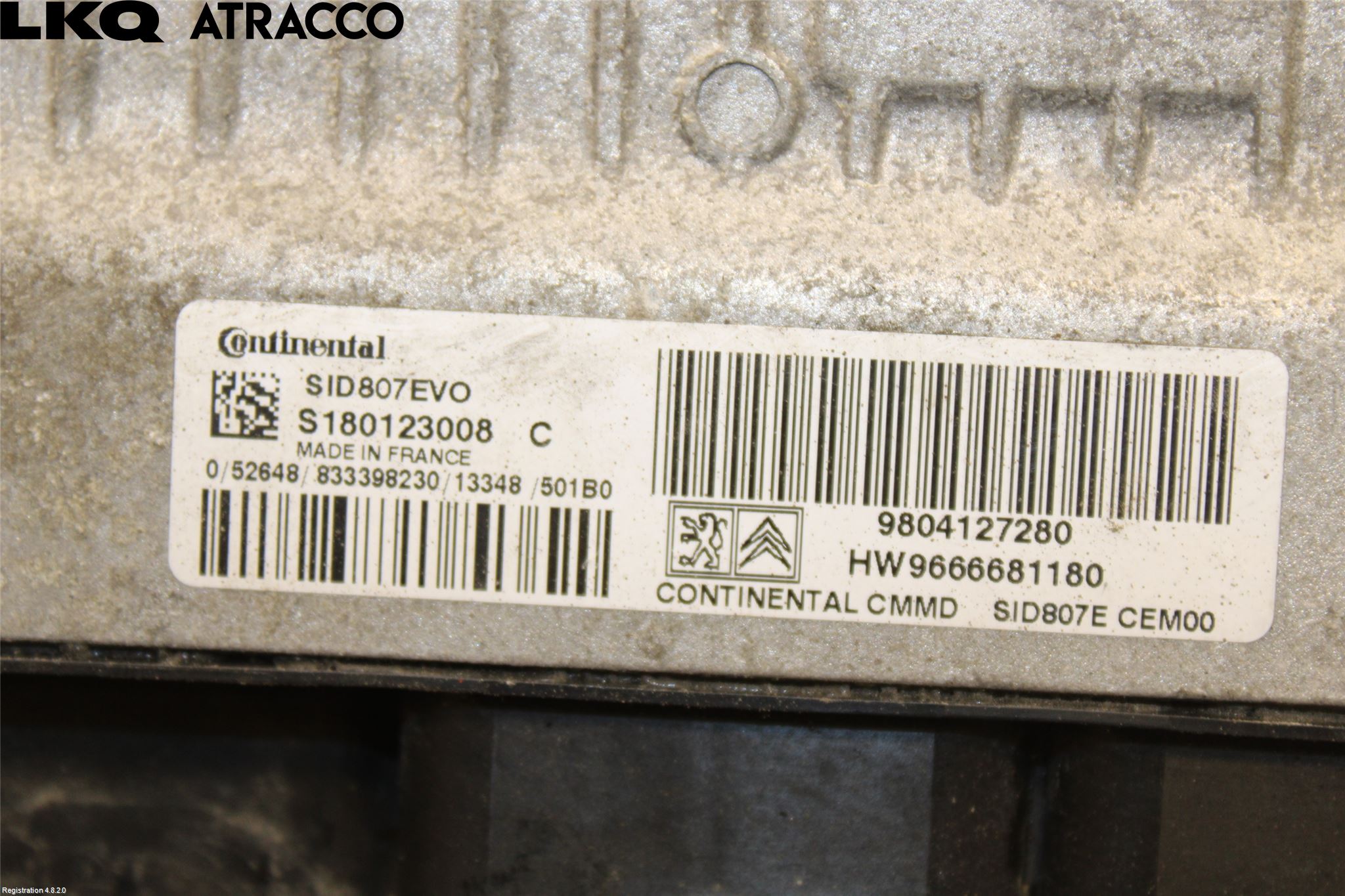 Peugeot 308 14-21 Styreenhet Innsprøytning