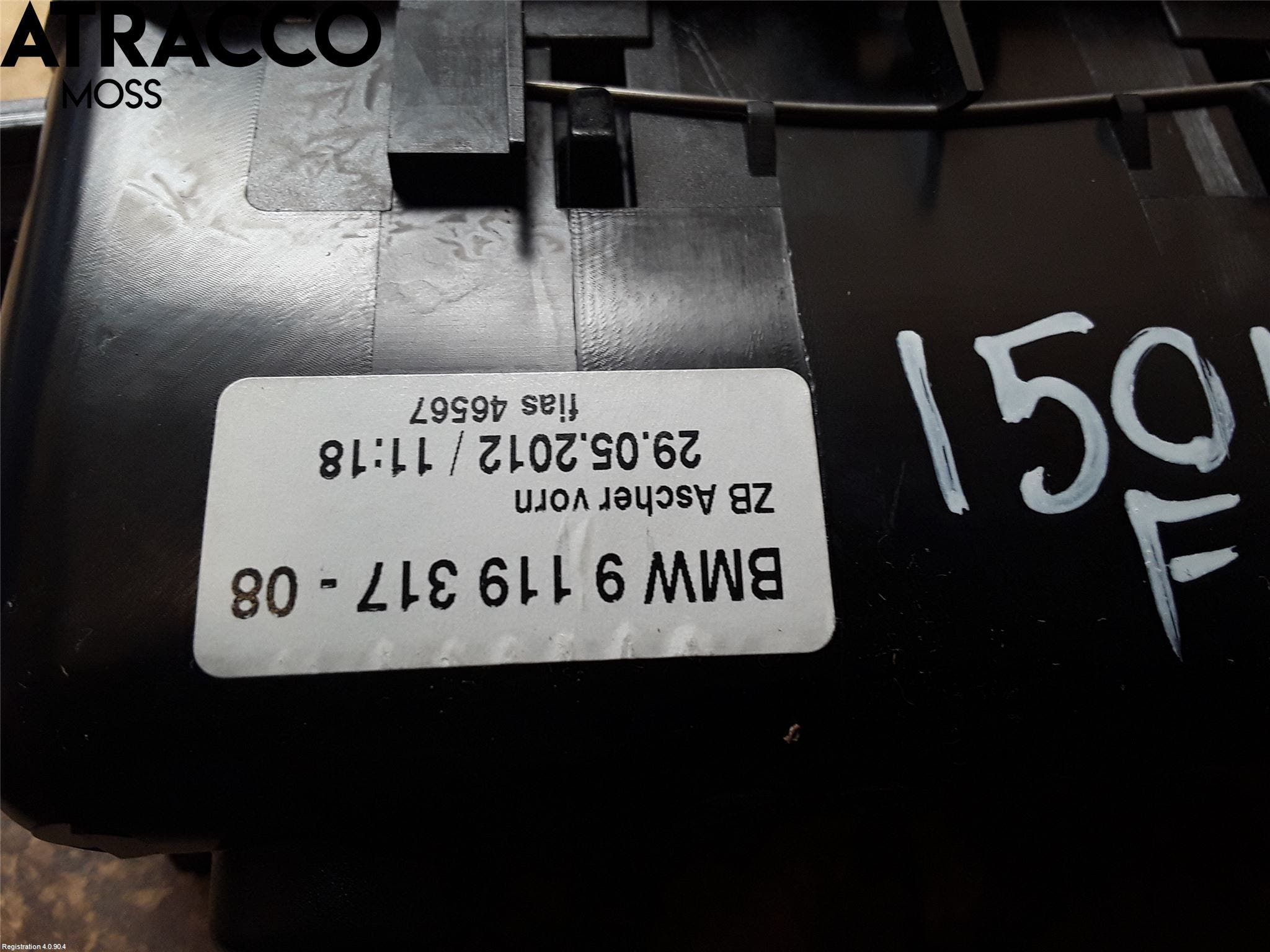 BMW 7 F01/02/03/04 09-15 Innr Konsoll-Lomme