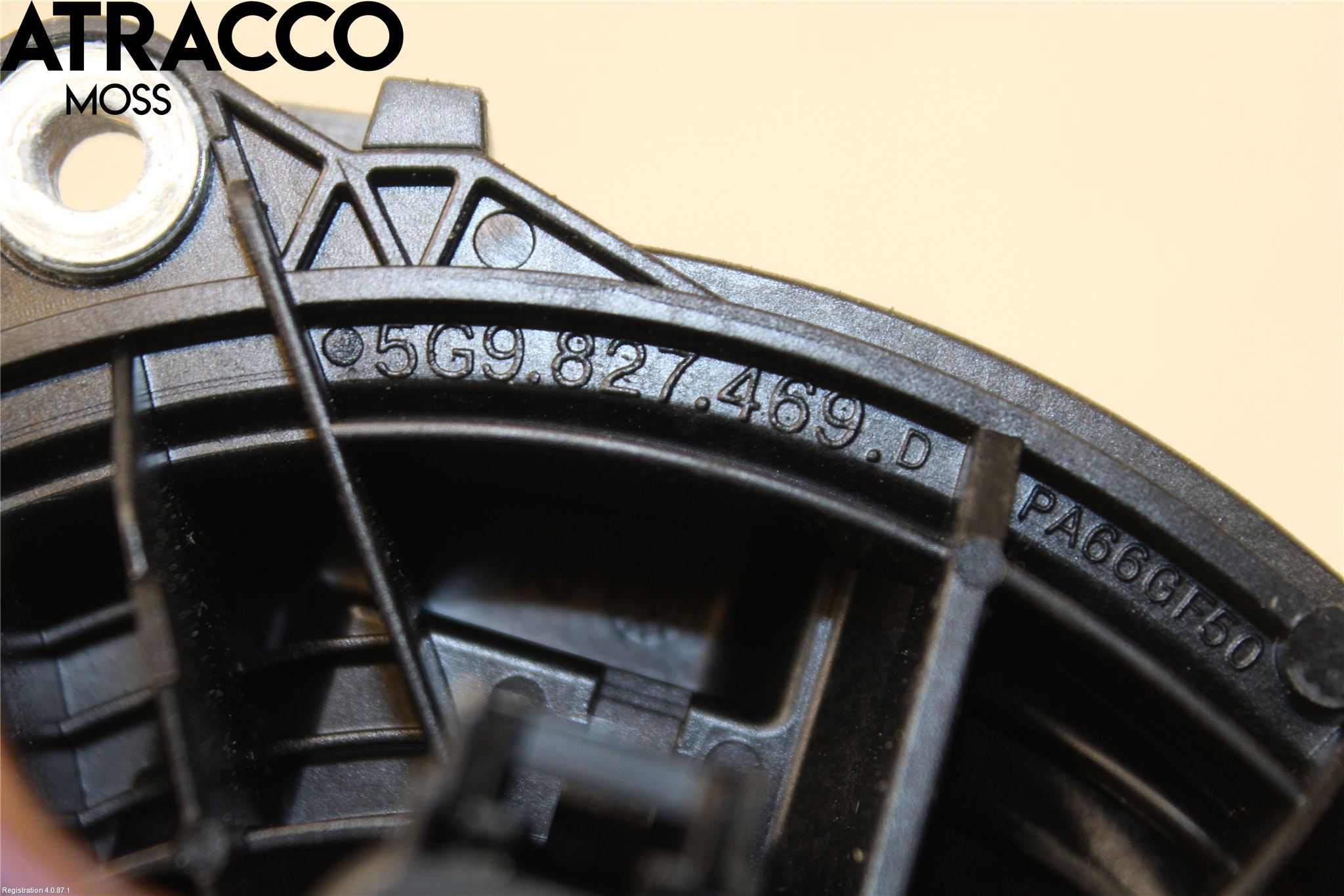 Volkswagen VW GOLF / E-GOLF VII 13-20 Bakluke Handtak Ytre