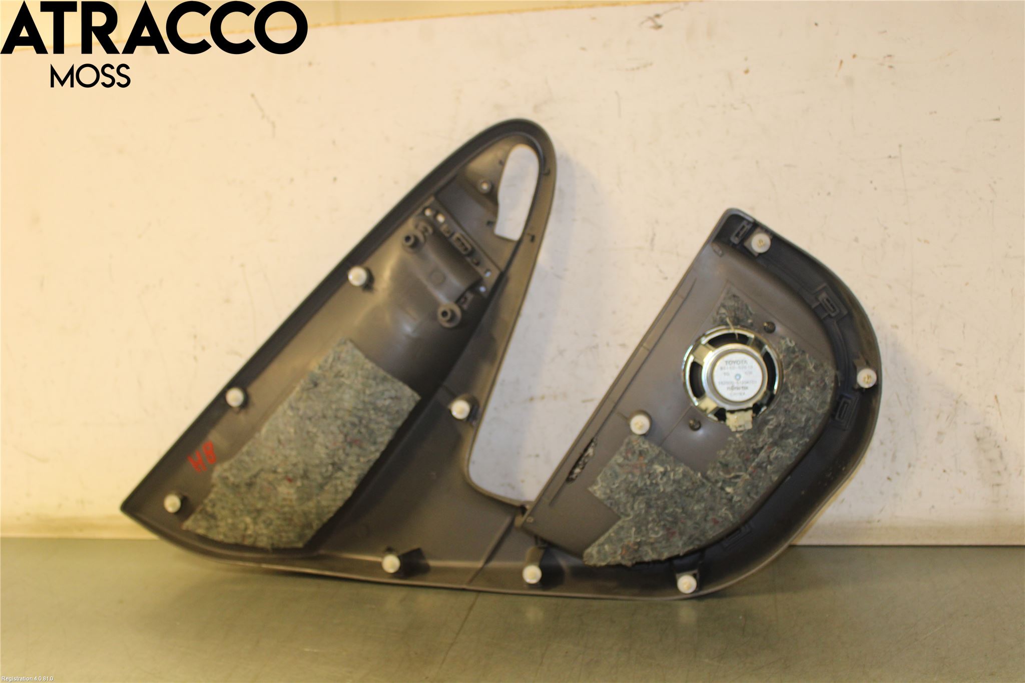 Toyota AYGO 06-14 Dørtrekk Innlegg Høyre