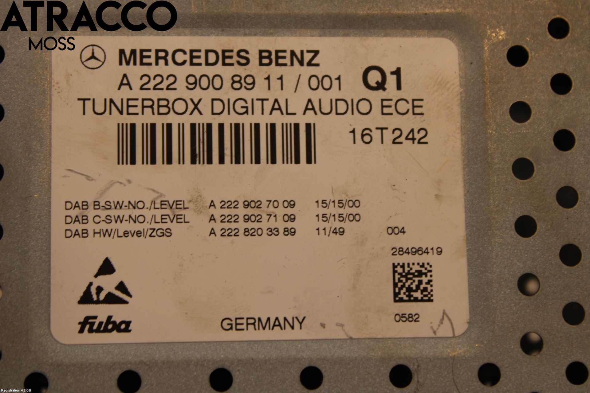 Mercedes-Benz MB C-KLASS (W205) 14-21 Stereo Radio