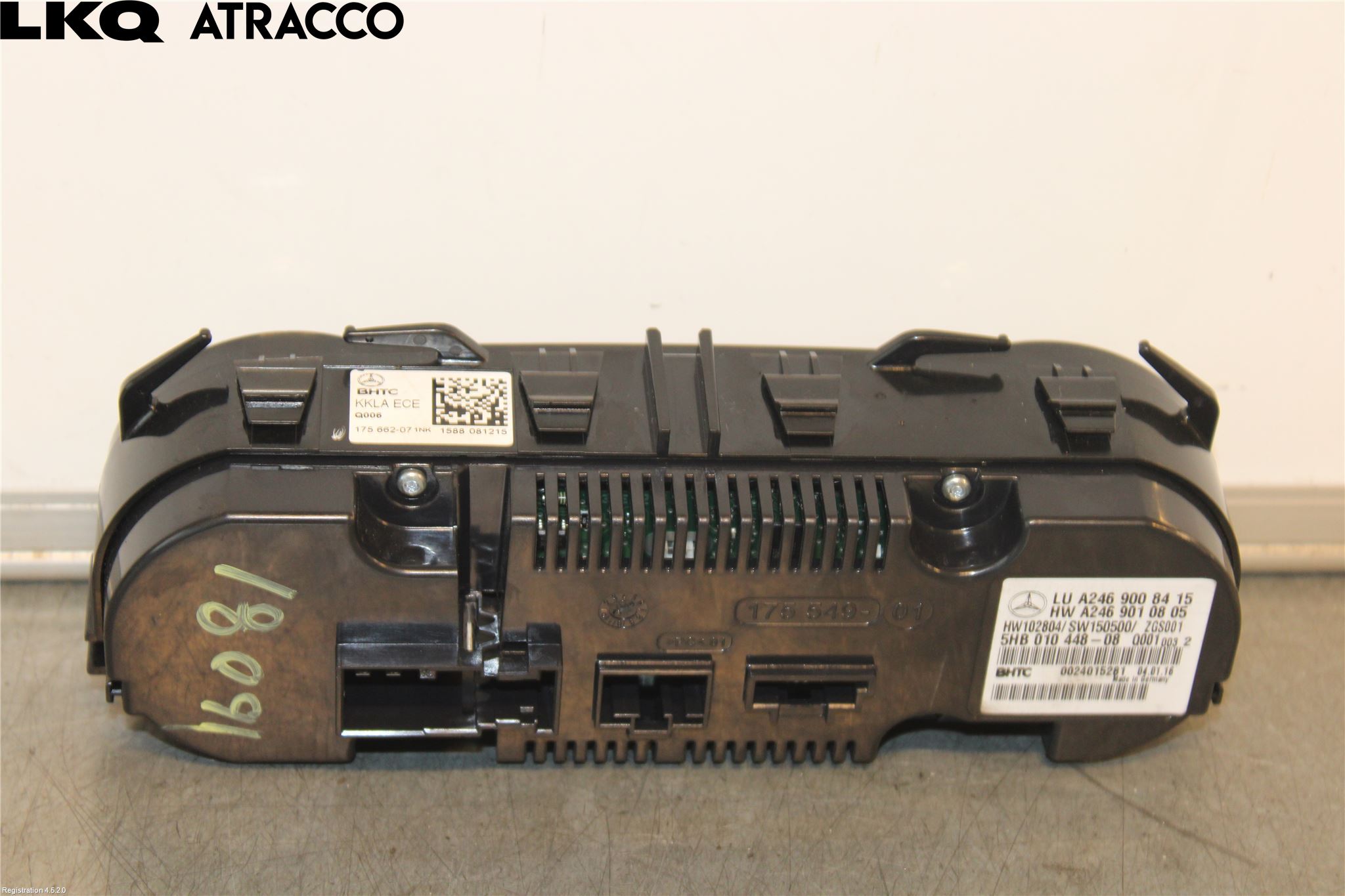 Mercedes-Benz MB GLA-KLASS (X156) 13-20 Varme Ac Betjening-Display