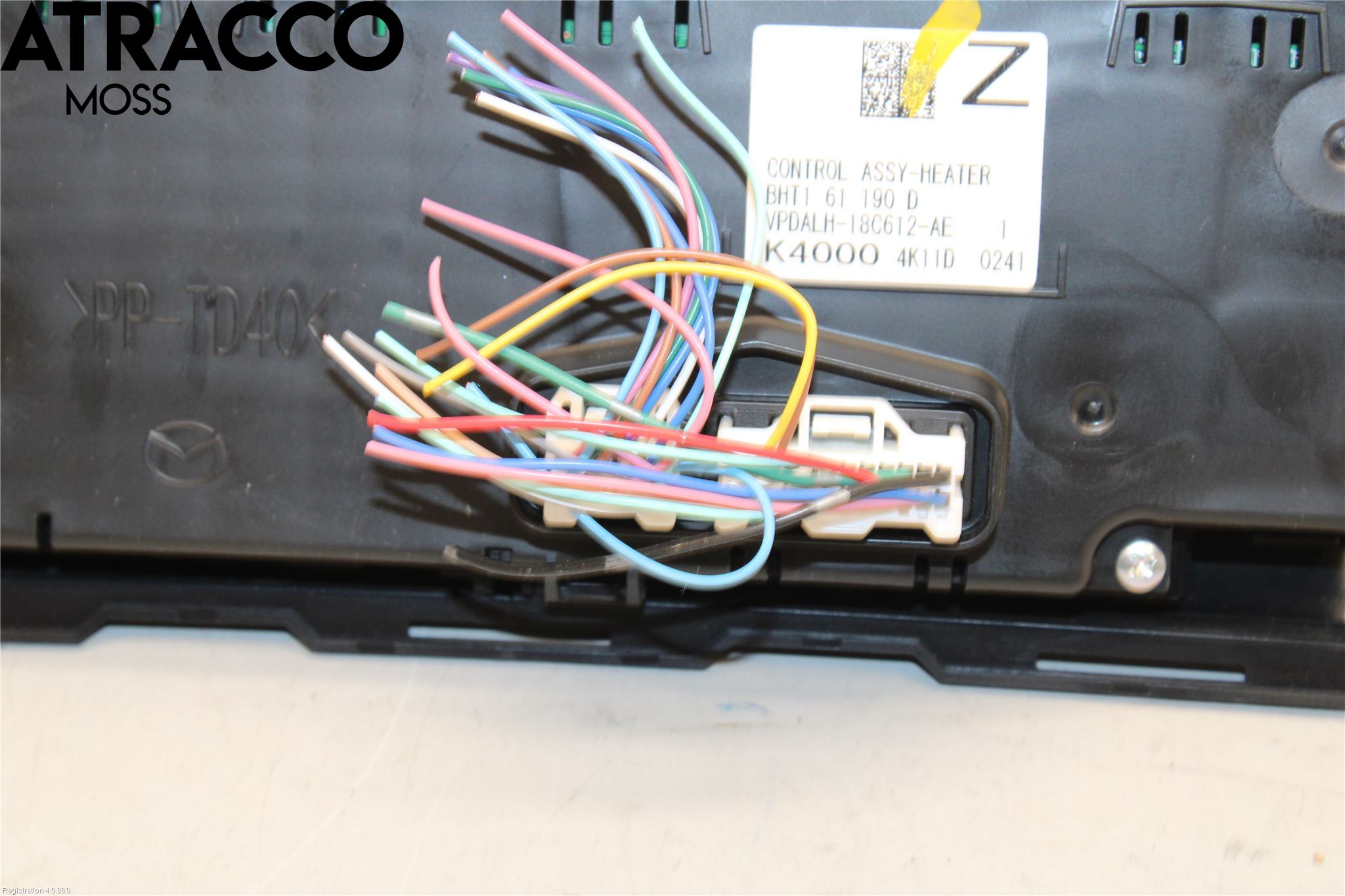 Mazda 3 III 14-19 Varme Ac Betjening-Display