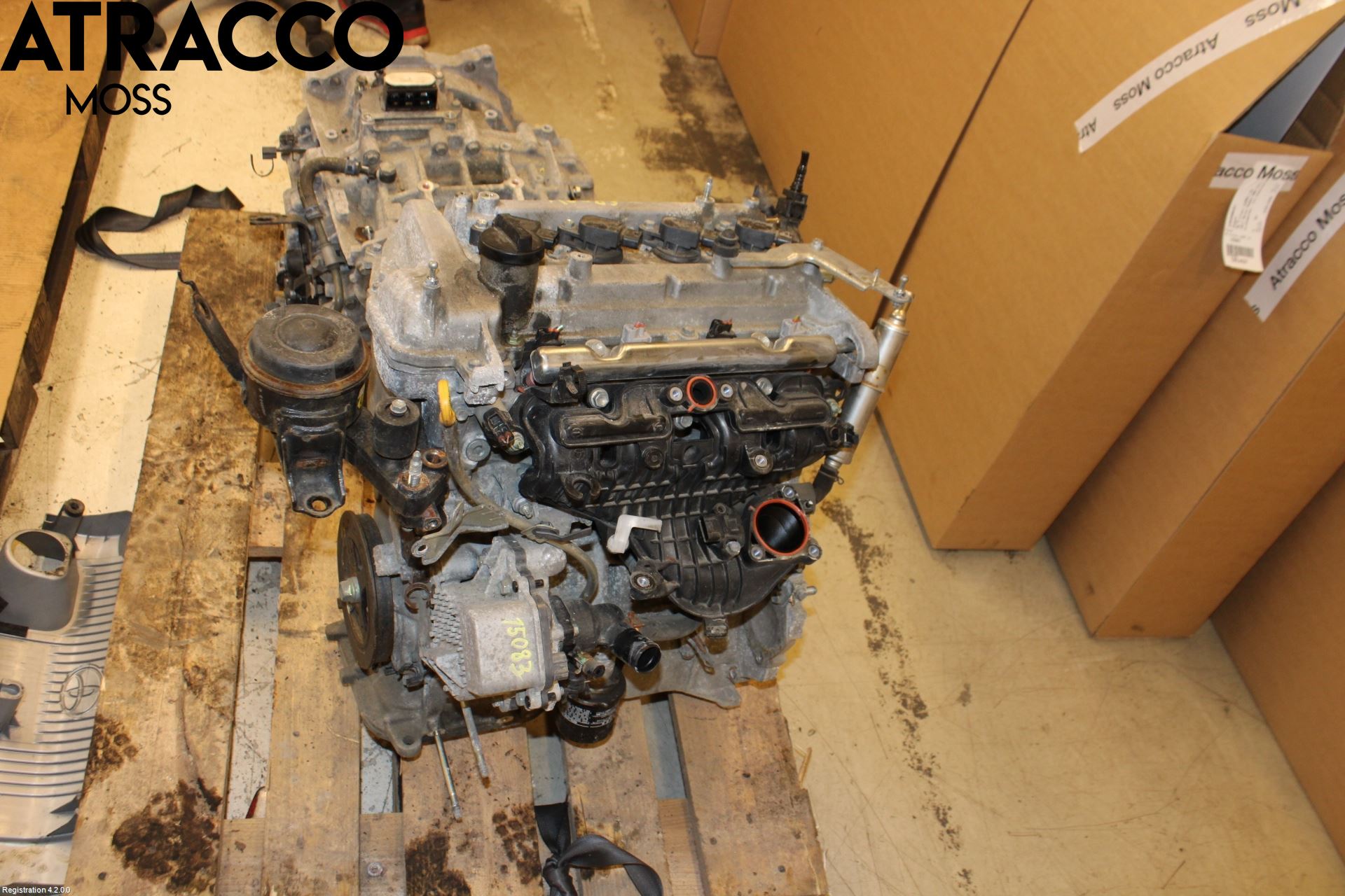 Toyota YARIS XP130 12-14 Motor Diesel