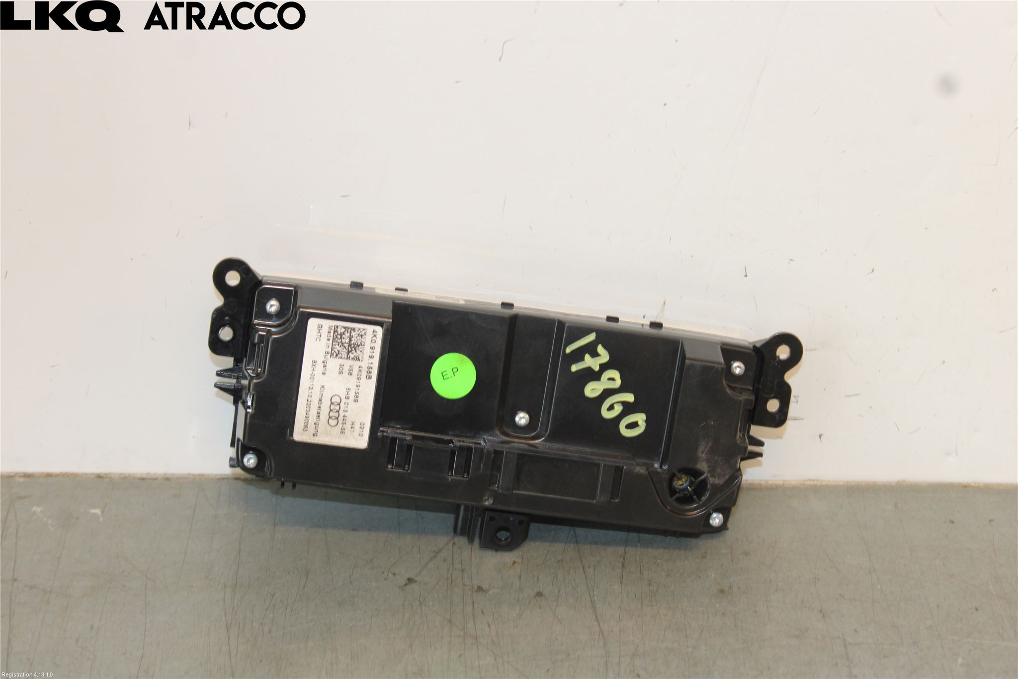 Audi E-TRON, S GE 19- Varme Ac Betjening-Display