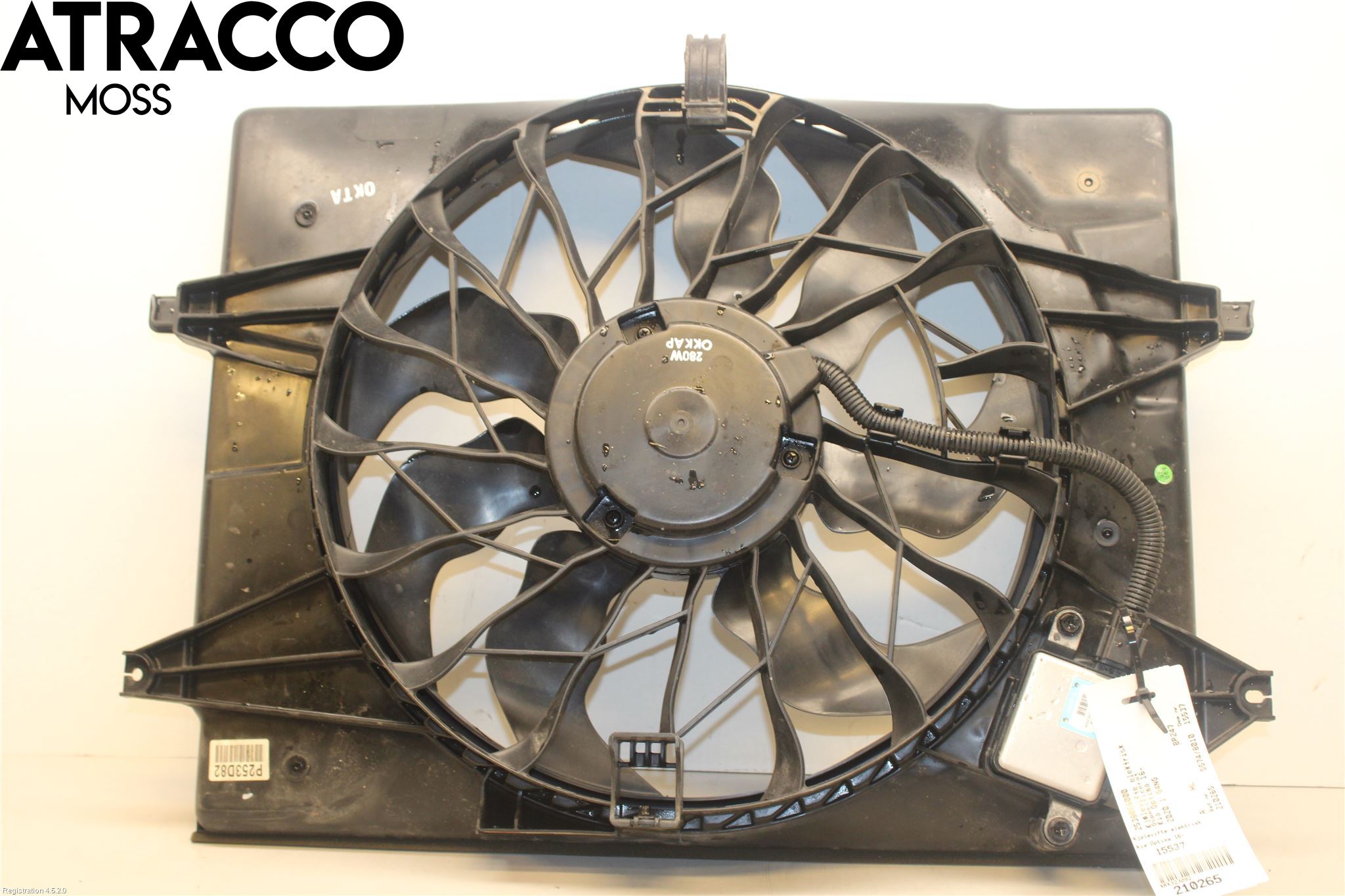 Kia OPTIMA 16-20 Kjølevifte Elektrisk