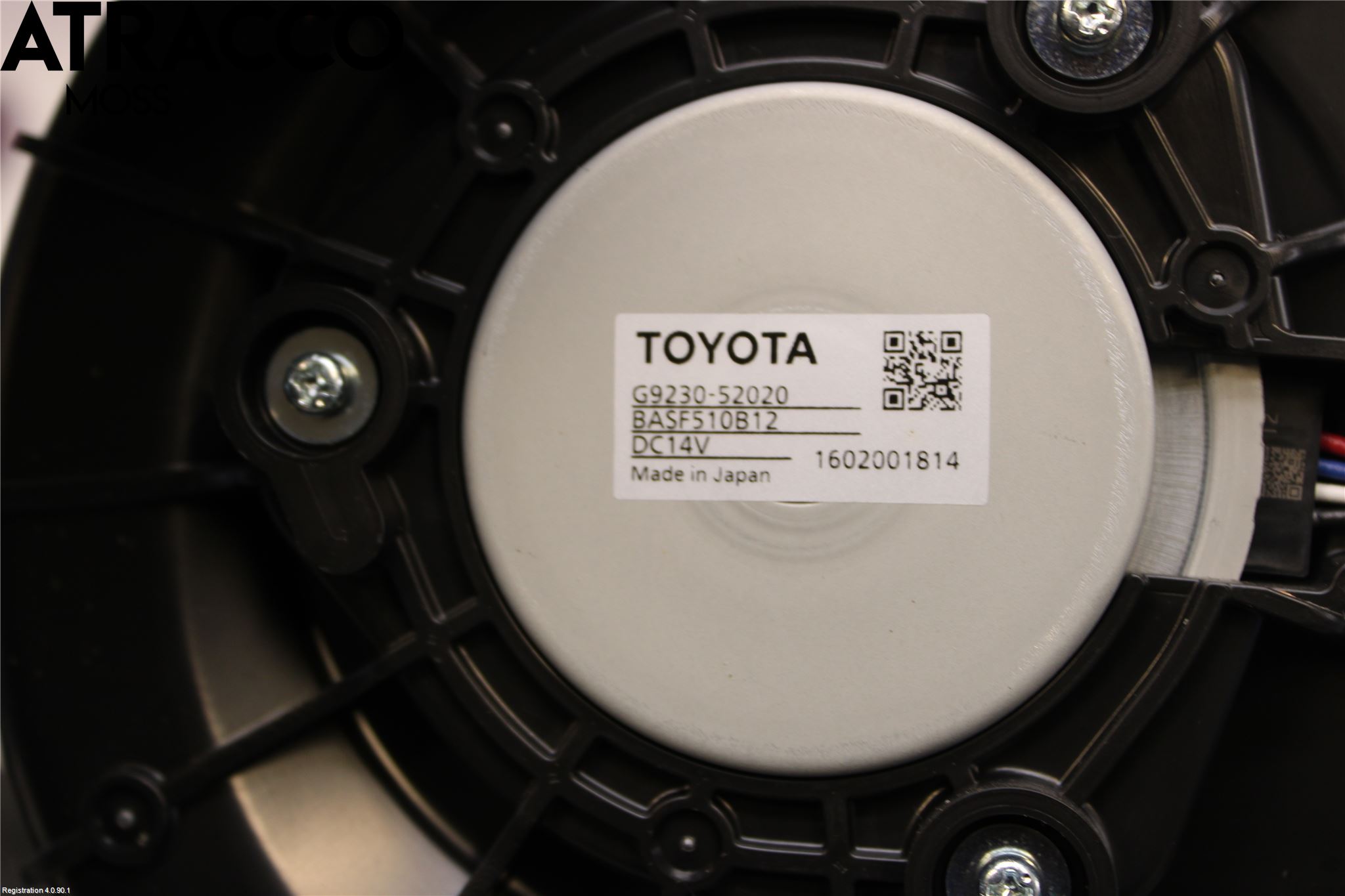 Toyota YARIS XP130 15-20 Varme Ac Varmeapparatvifte