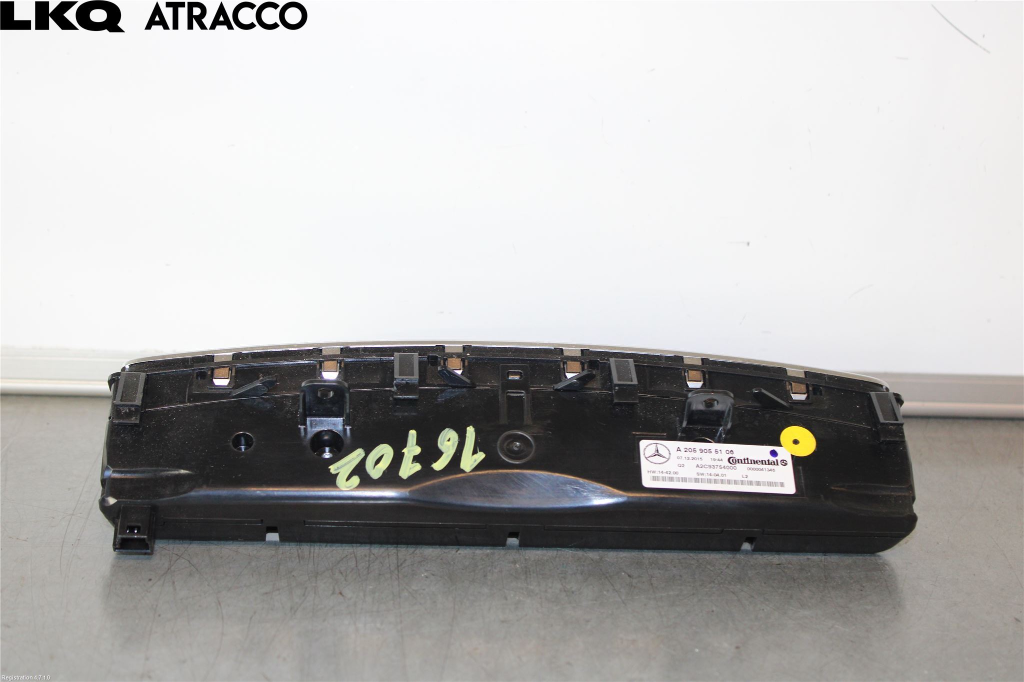 Mercedes-Benz MB C-KLASS (W205) 14-21 Varme Ac Betjening-Display