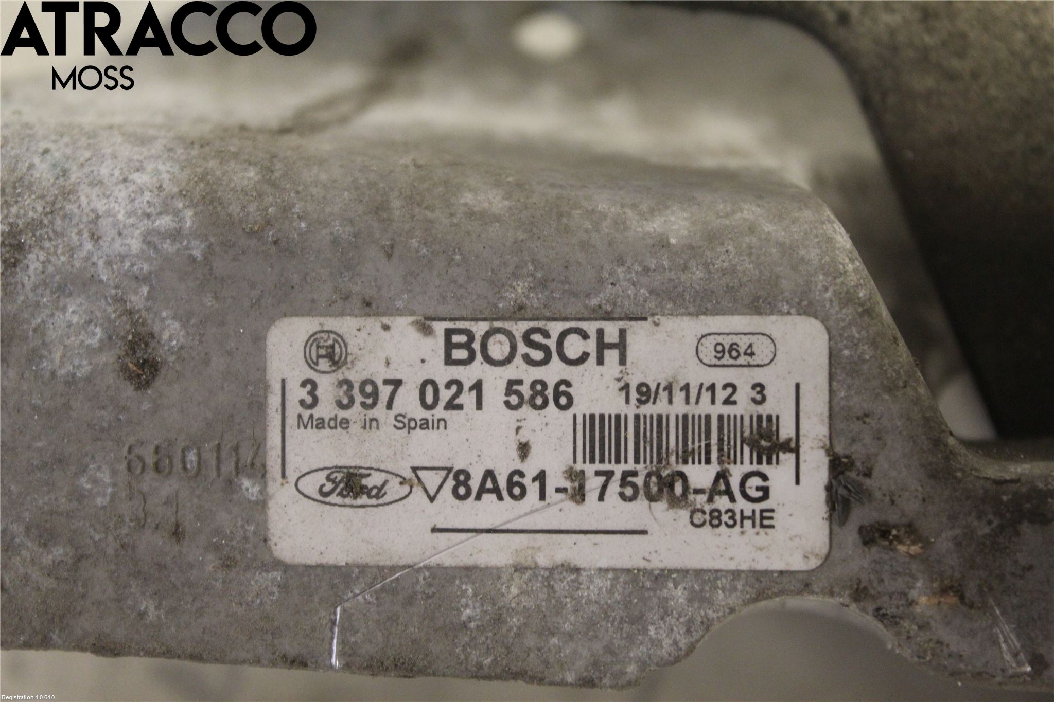 Ford FIESTA 13-17 Viskermotor Frontrute