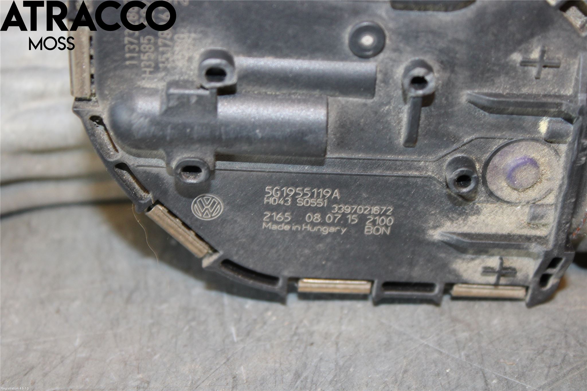 Volkswagen VW GOLF / E-GOLF VII 13-20 Viskermotor Frontrute